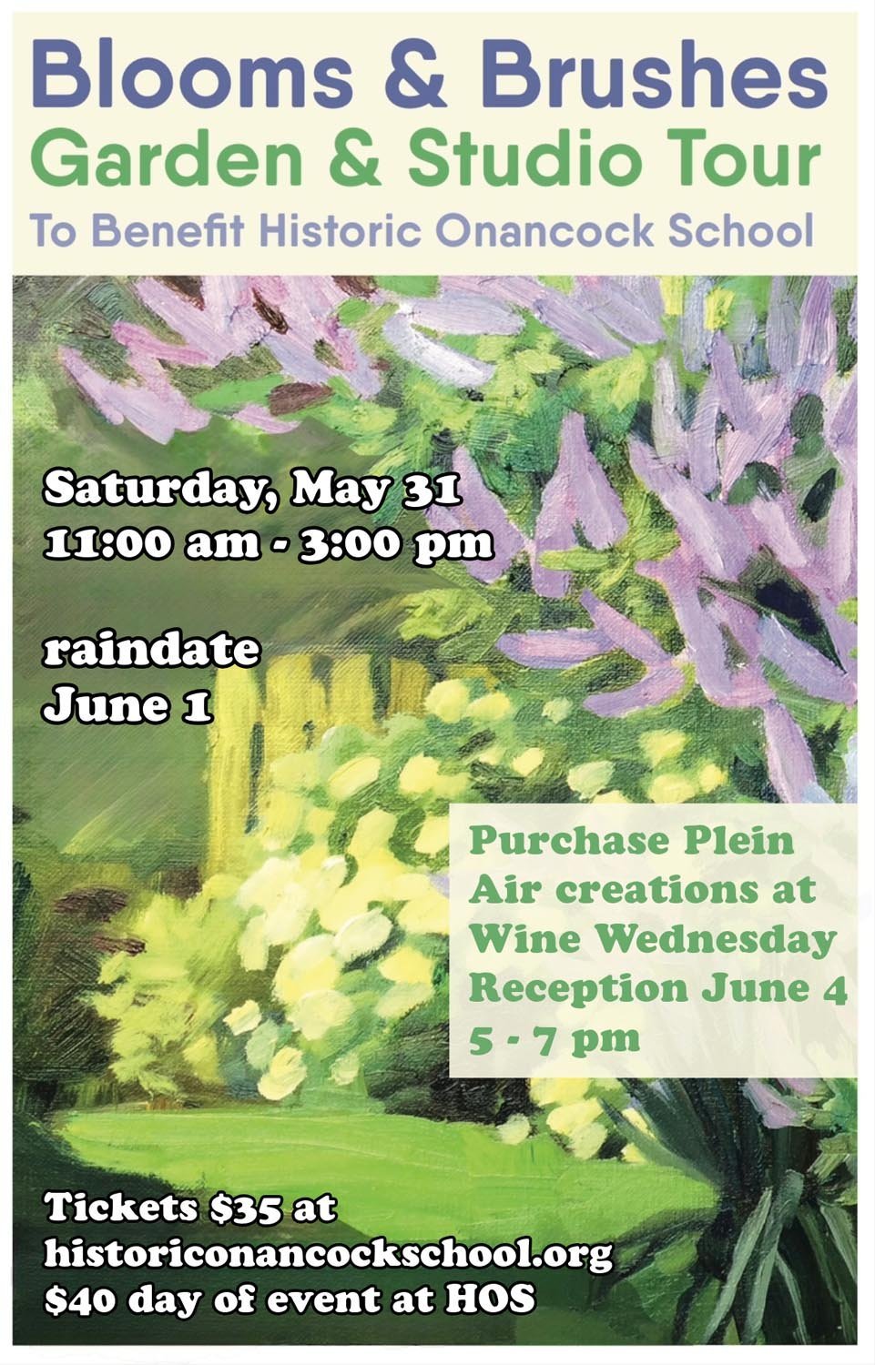 Blooms and Brushes Garden and Studio Tour