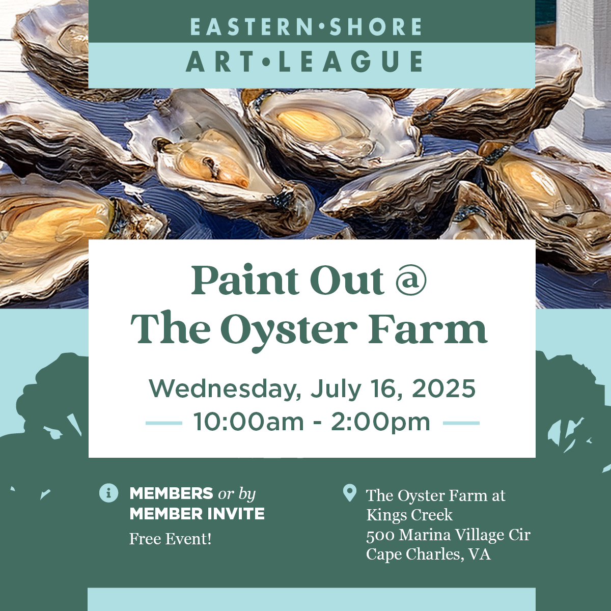 Paint the Shore - The Oyster Farm at Kings Creek