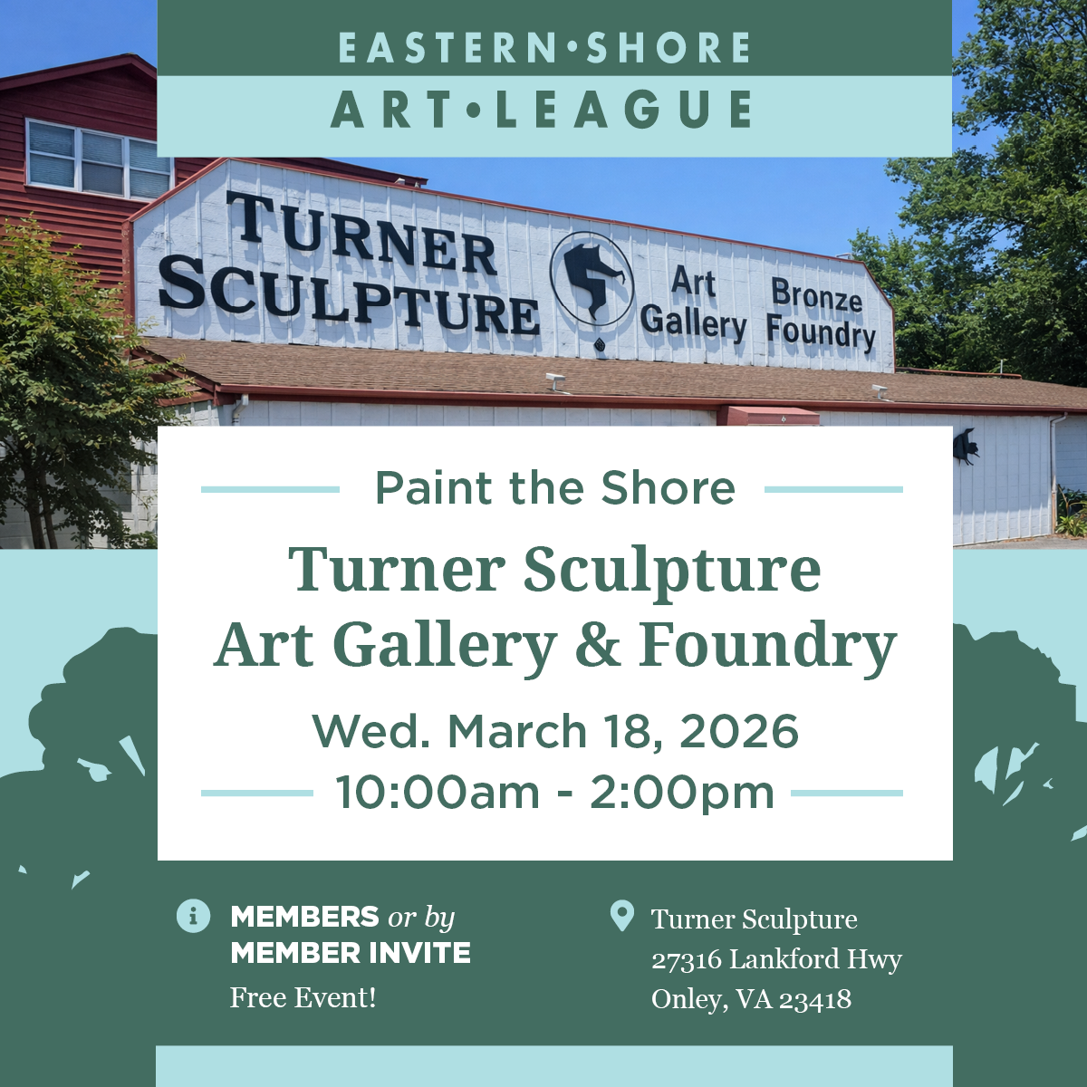 Paint the Shore - Turner Gallery &amp; Foundry