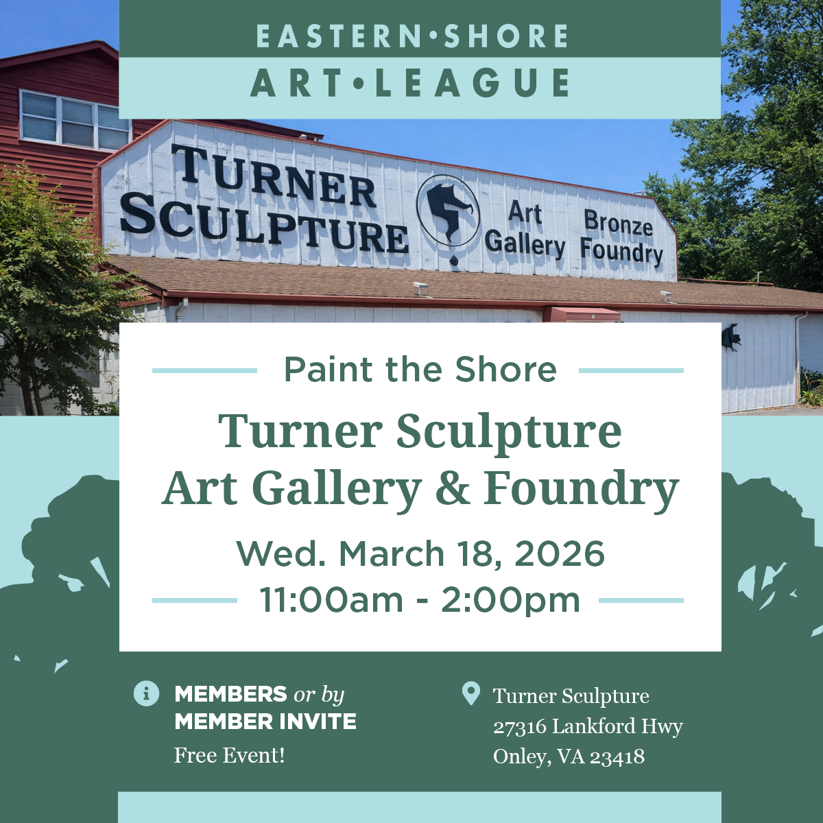 Paint the Shore - Turner Gallery &amp; Foundry