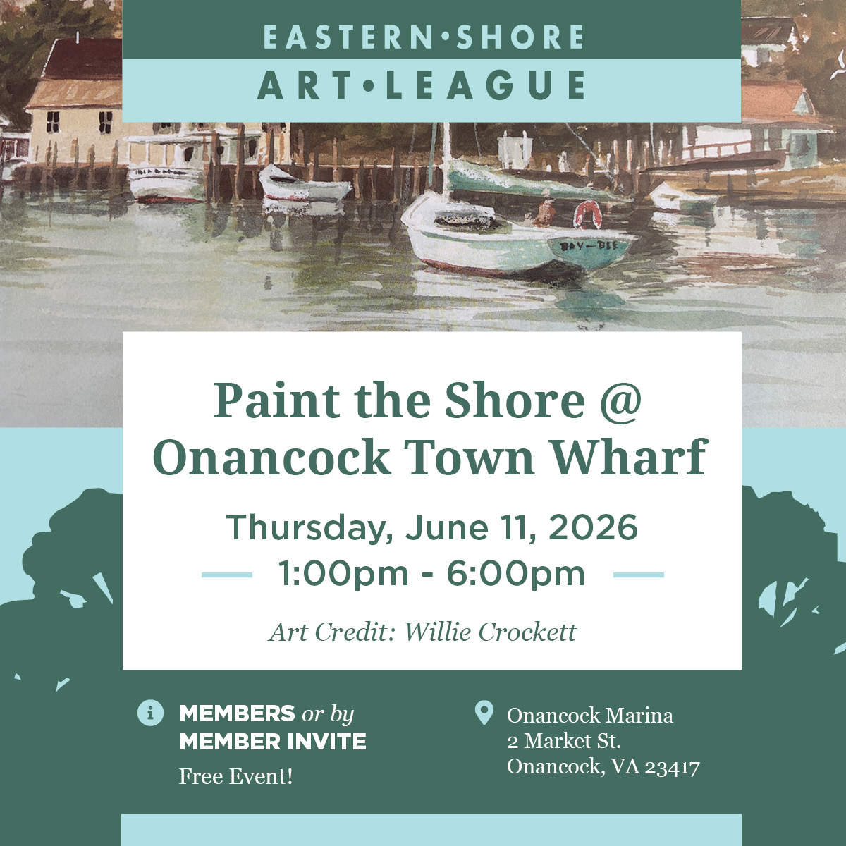 Paint the Shore @ Onancock Town Wharf
