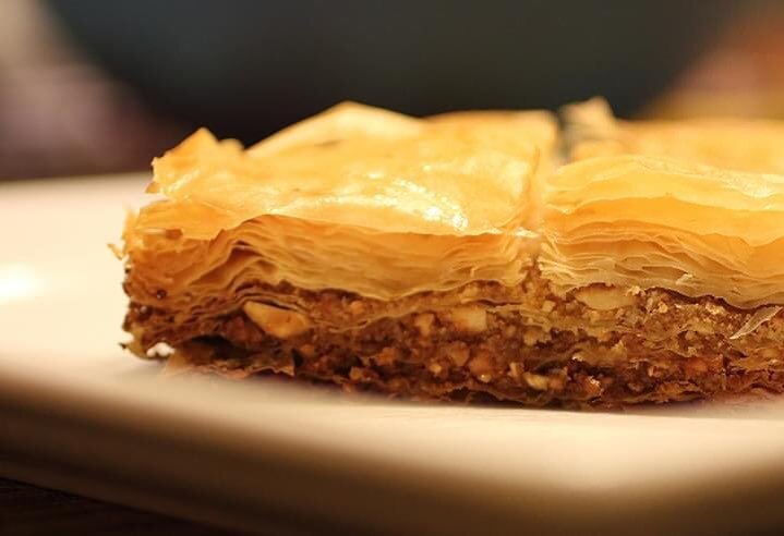 We smell something sweet in the air. A light fluffy pastry filled with nuts and drenched in a sweet syrup. Can you guess what it is? If you guessed Baklava, you are correct. Our ladies of the church are busy preparing all kinds of pastries for the 20