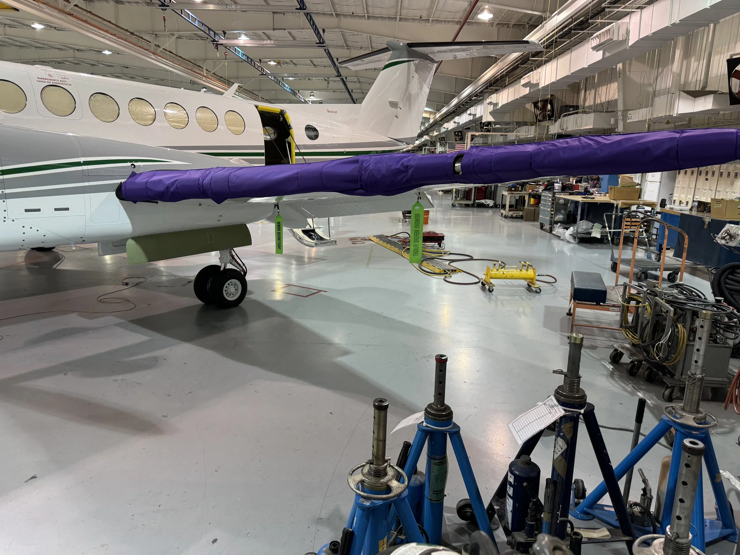 Leading Edge Protection — Aircraft Covers Unlimited