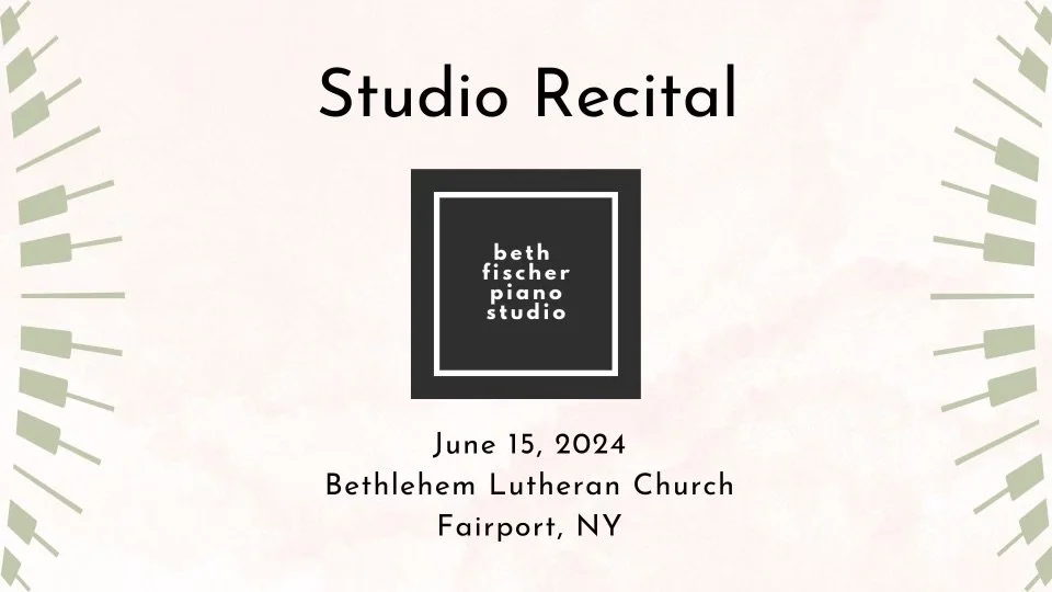 June 2024 Studio Recital