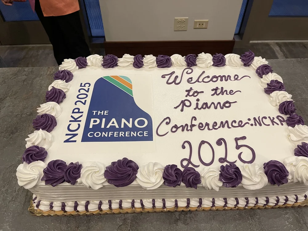  Of course there was cake. Two, actually. 