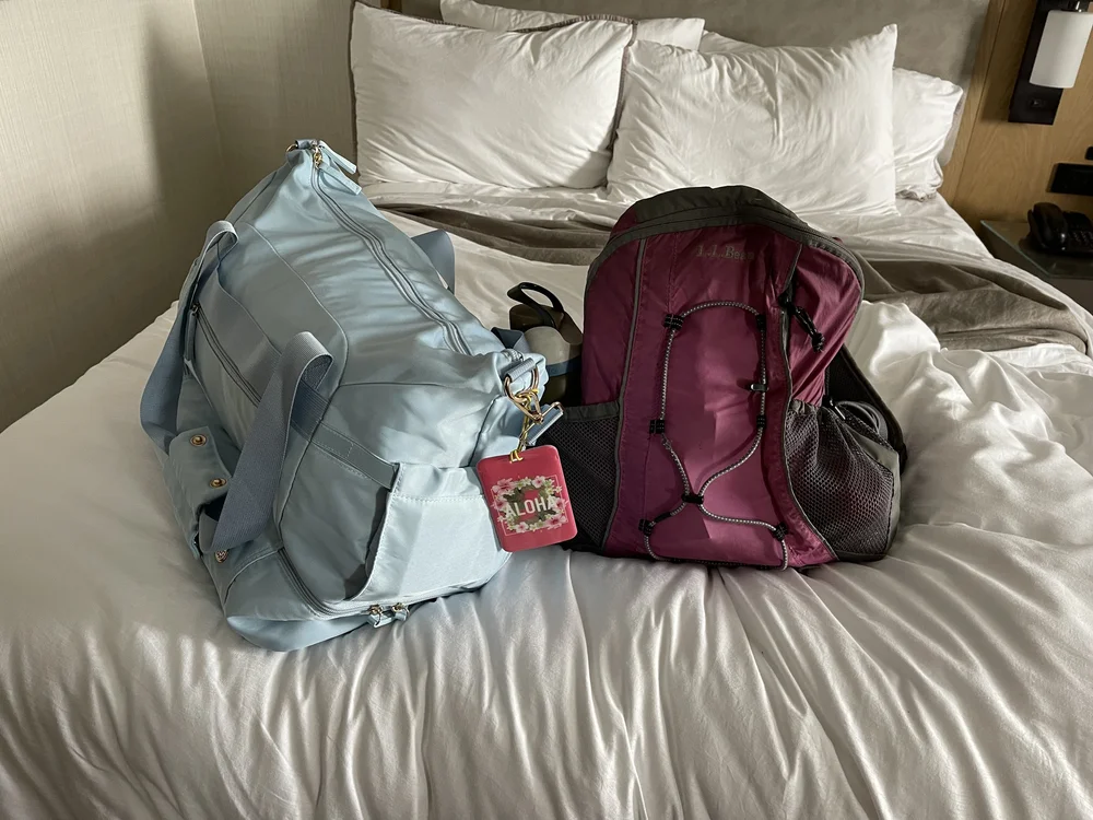  I did not break any zippers packing my bags to go home. 