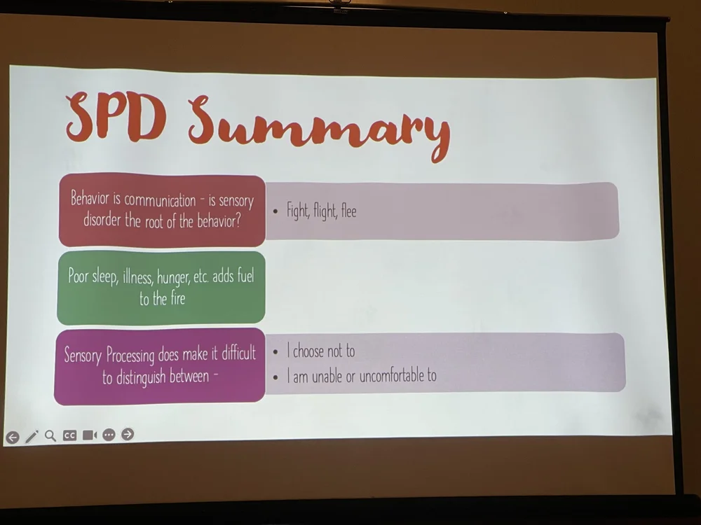  One of the joys of this conference was conversing with,  and listening to other educators with experience in the field of autism/ADHD and other learning challenges.  