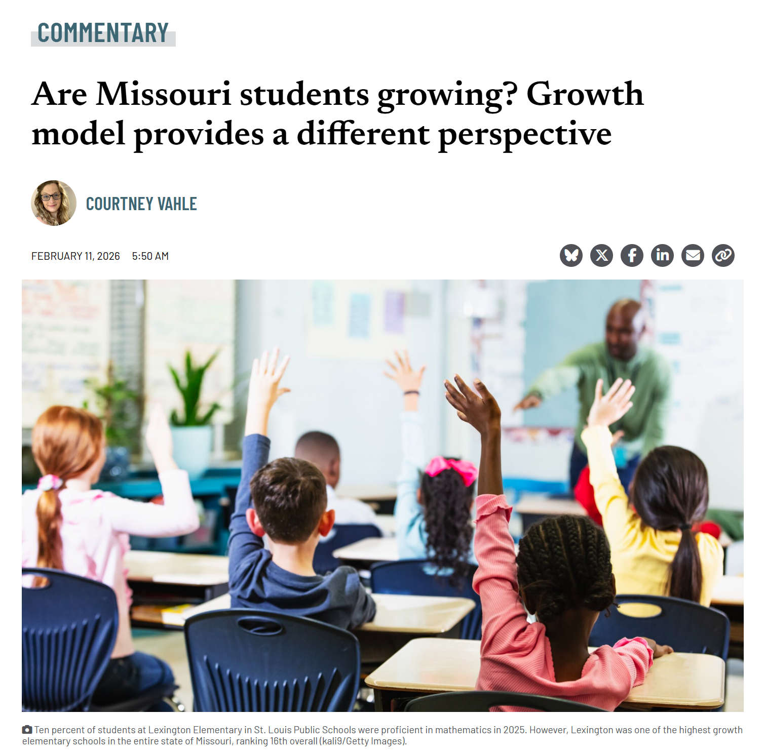 PRiME In The News: “Are Missouri Students Growing?”