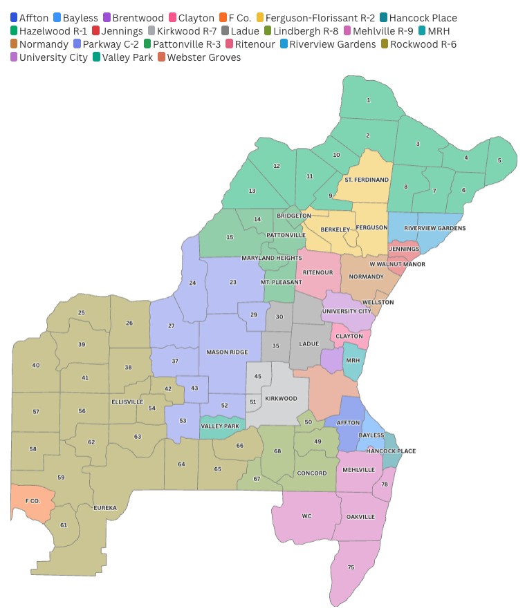 How Did School District Consolidations Create the Current District Map in St. Louis County, and Why is Consolidation Back on the Table?