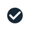 Dark blue checkmark icon indicating a completed item or verified feature.