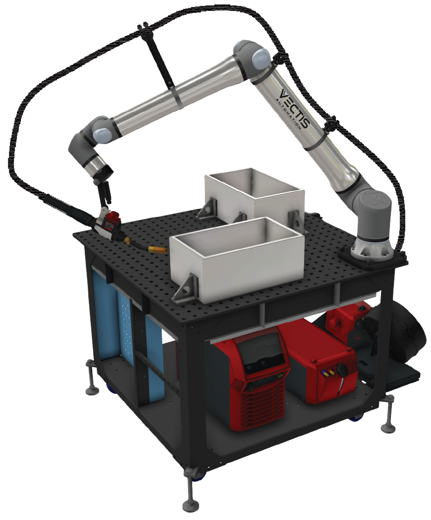 Compact Cobot Welding Workstation for Small Parts