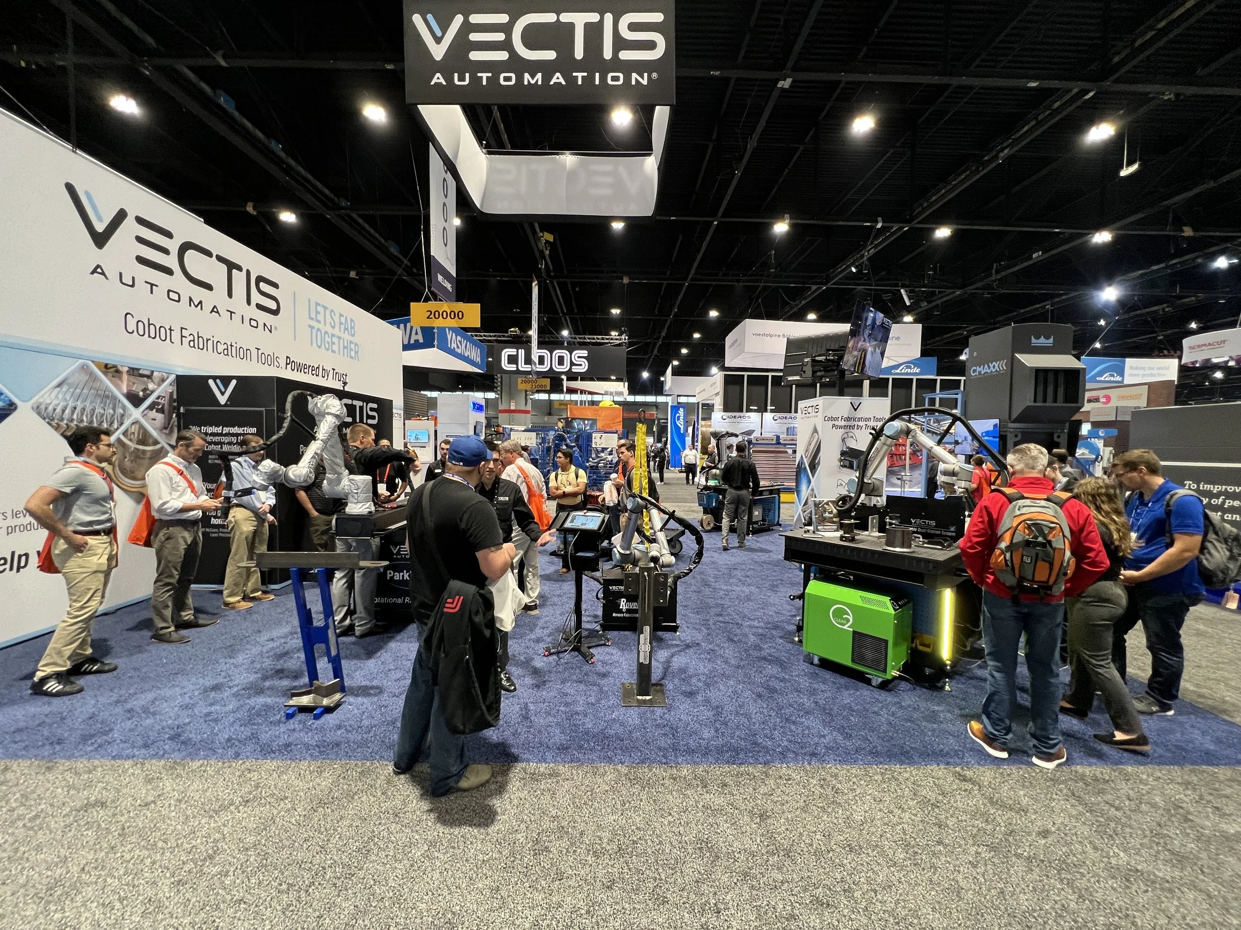 Vectis Automation booth at FABTECH trade show