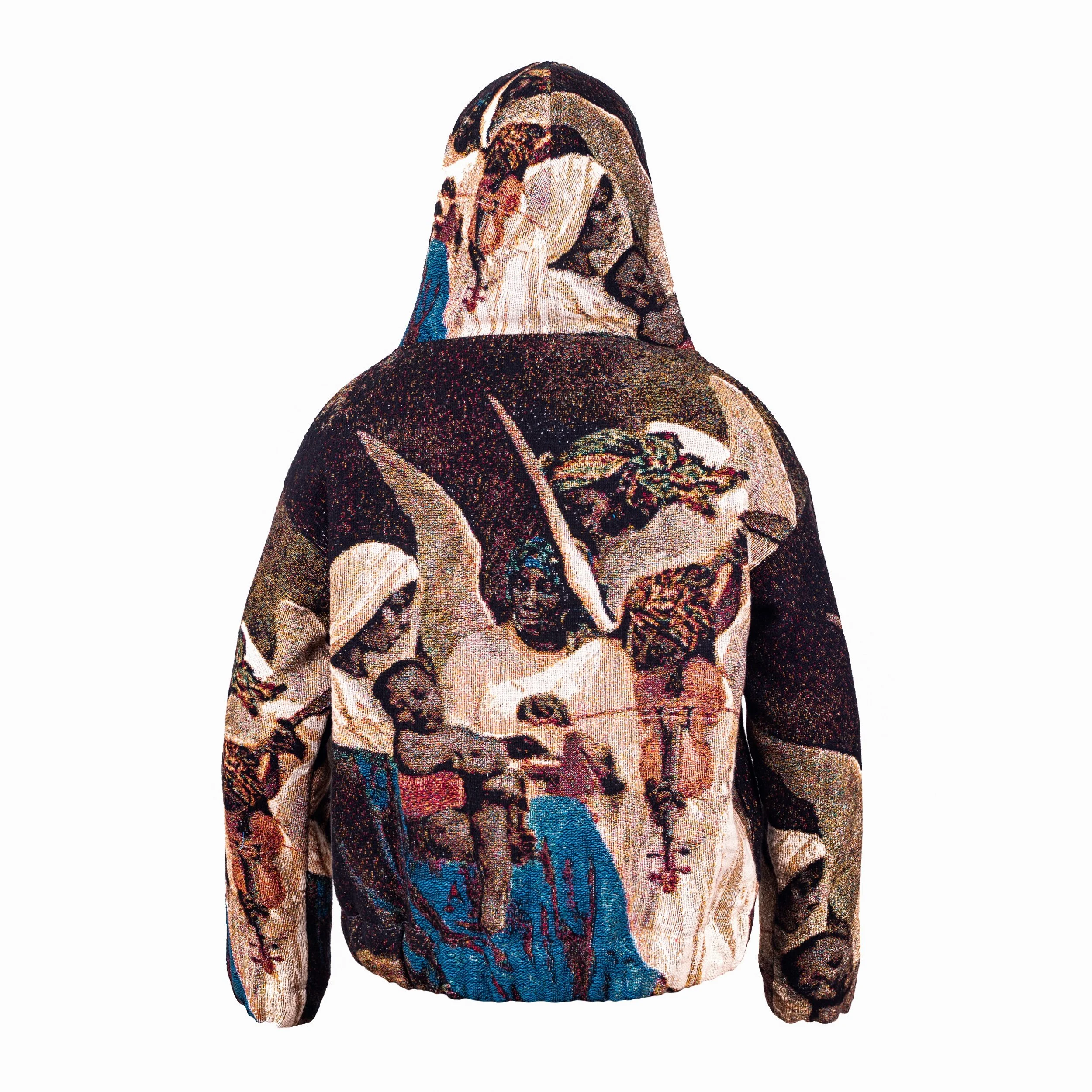【mahagrid】24SS★ WASHED ANGEL HOODIE WASHED ANGEL HOODIE[BLUE] - MAHAGRID
