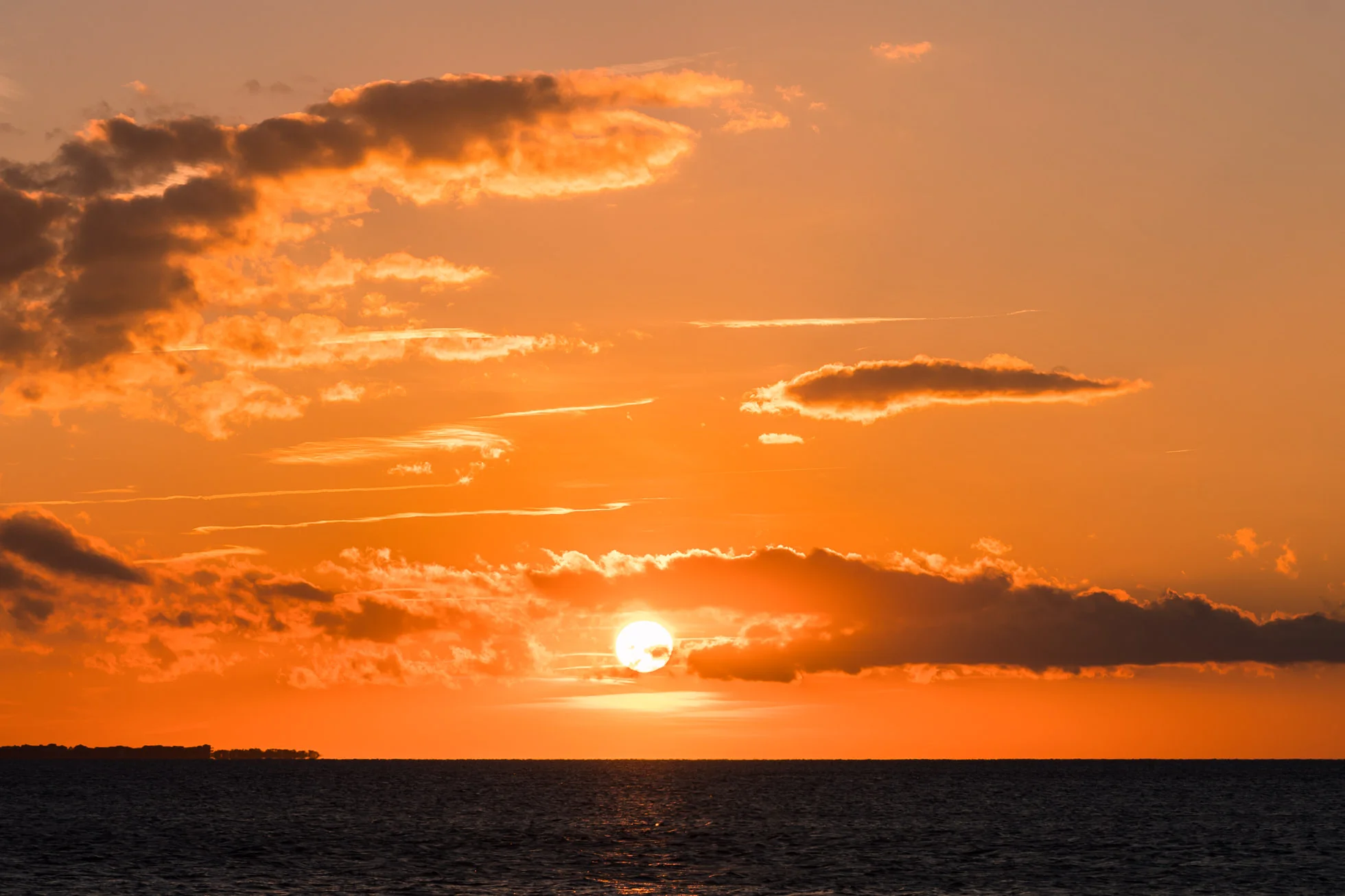 Orange sky, sunset, Canadian hole, kite point, pamlico sound, cape hatteras national seashore, outer banks photographer, landscape photography