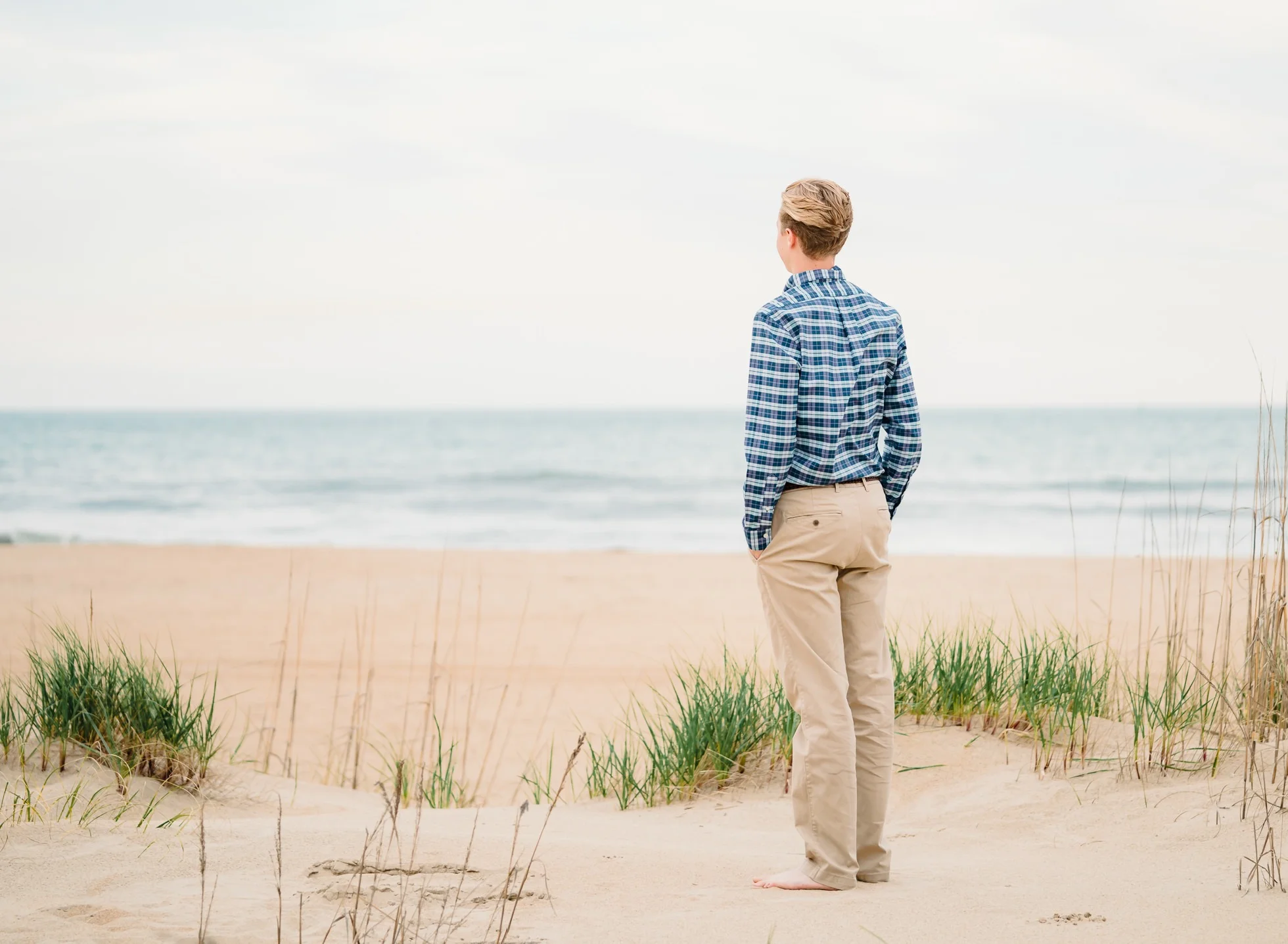 first landing state park senior portraits, Virginia beach oceanfront, cox high school photographer