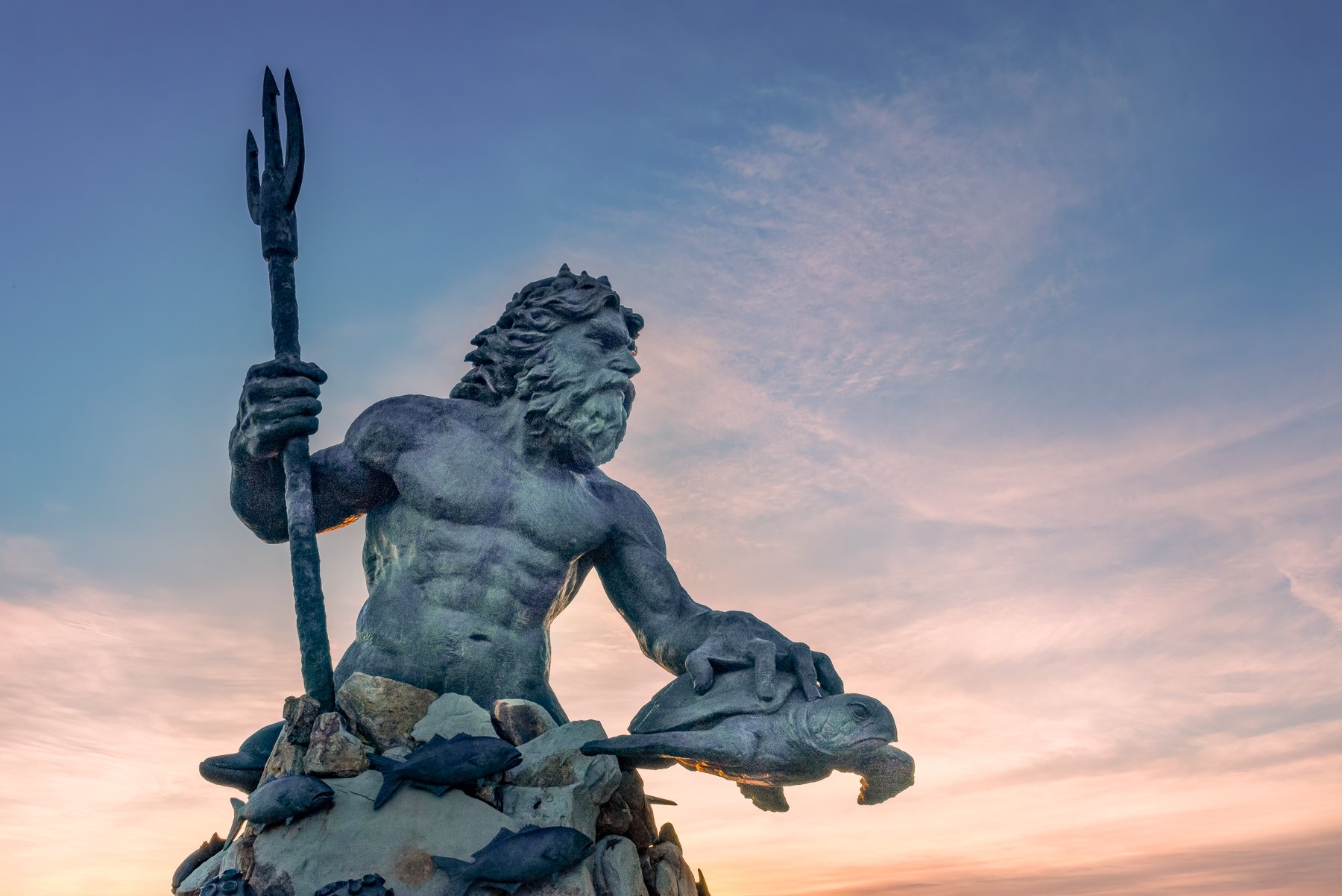 King Neptune at the Virginia Beach Boardwalk