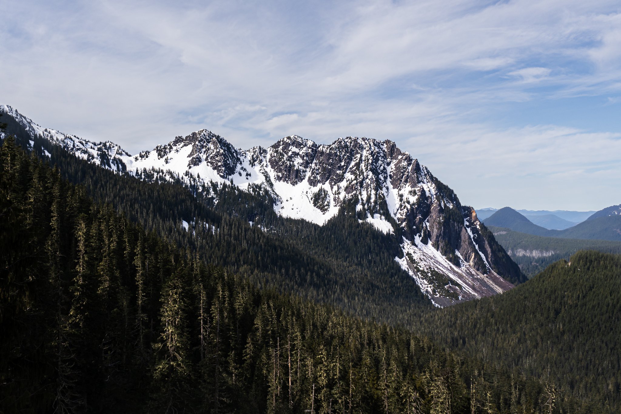 One more snowy trip to the mountains had us finally strapping on the snowshoes to head up Pinnacle Peak Trail for some pretty epic views.  It's always bittersweet to say &quot;see ya later&quot; to snow season, no matter how much my heart longs for t