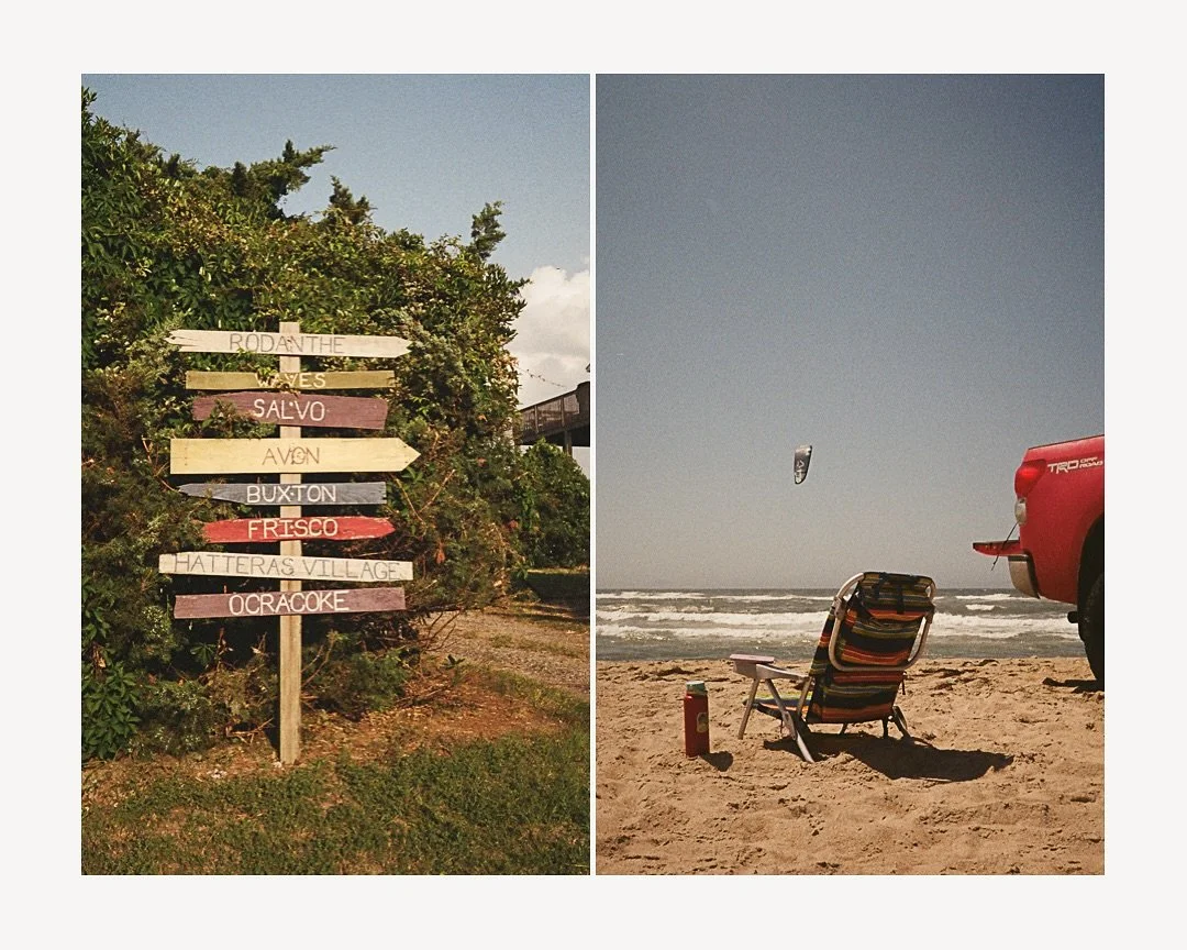 🎞️ Sun-soaked days and quiet evenings at home on the Outer Banks. 

Taking a moment to finally share June&rsquo;s installment of @12monthsonfilm on the blog!  I have a whole other roll of undeveloped film waiting back in Avon, but impatience has me 