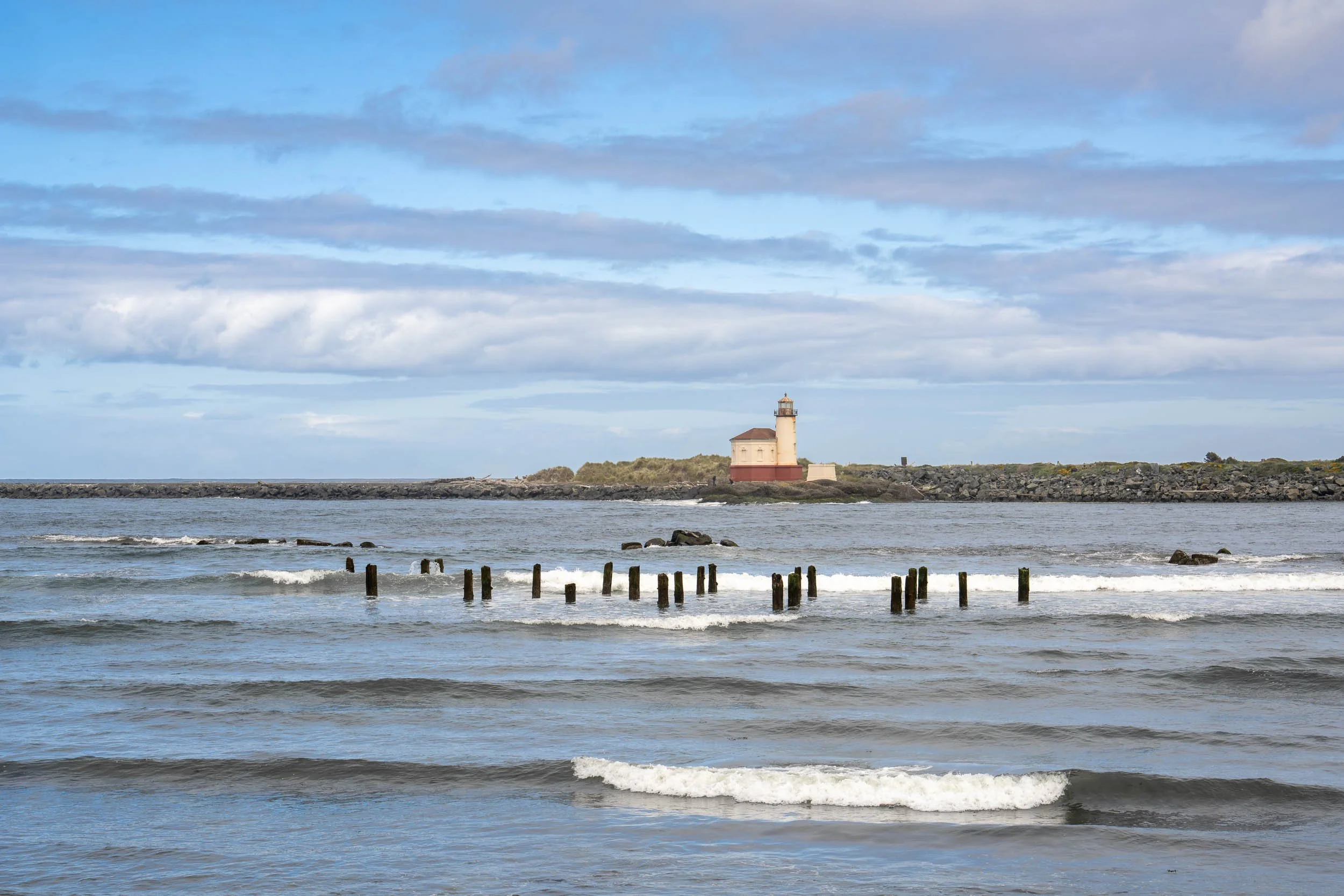 Coquille River Lighthouse Bandon Beach