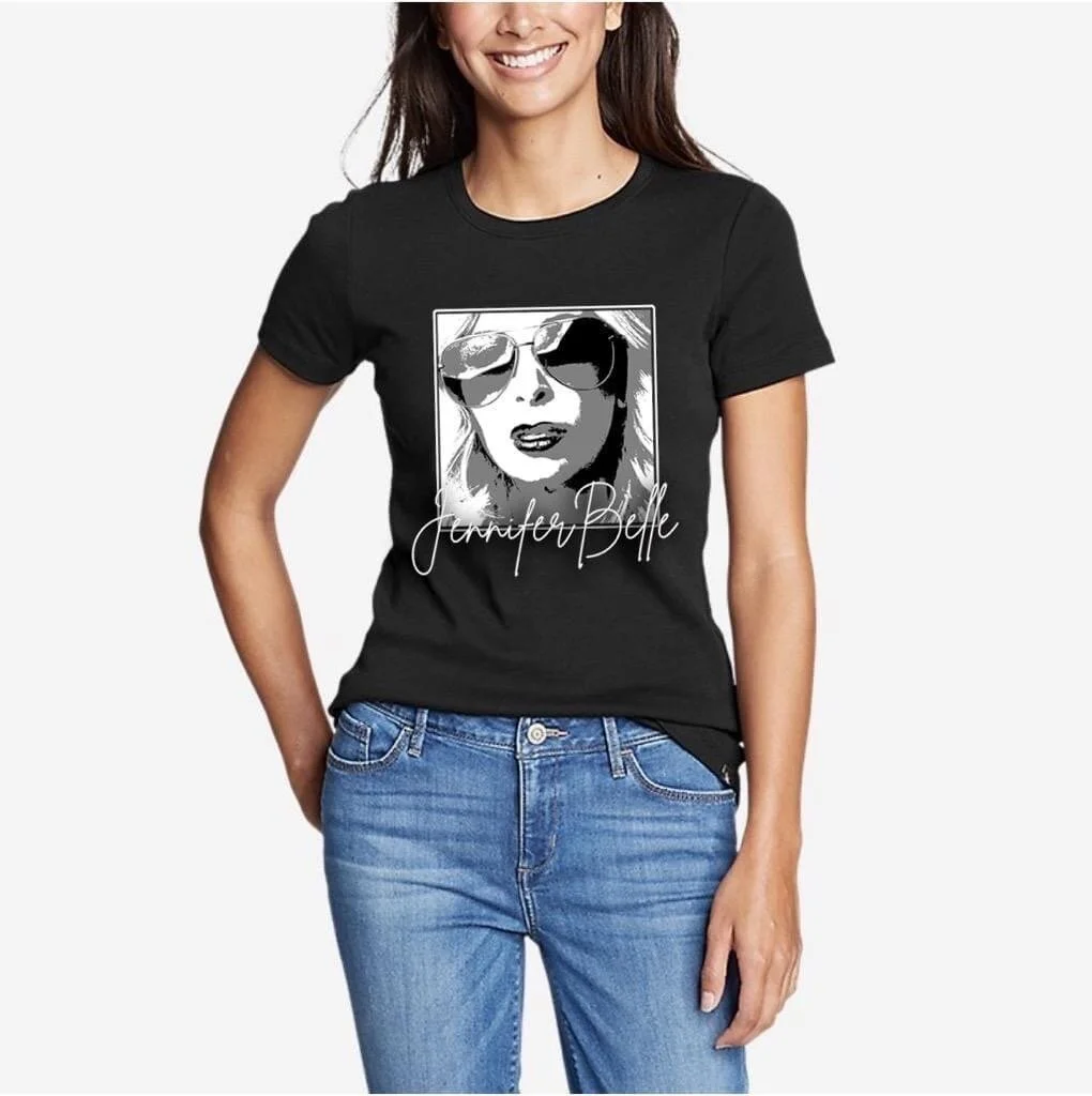 Jennifer Belle T-shirts on sale now! 