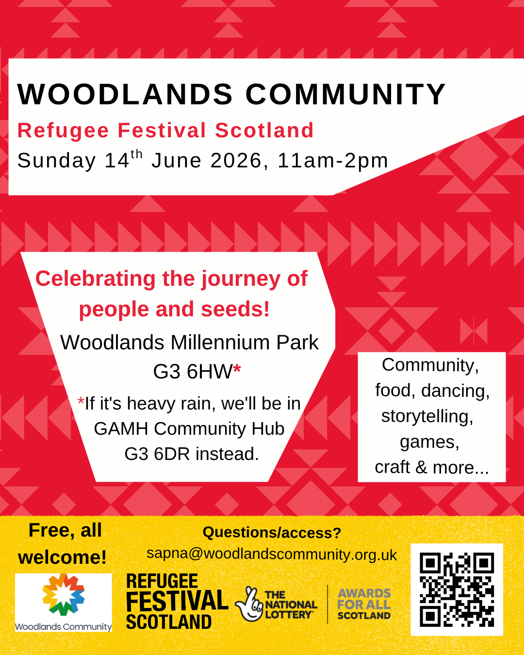 Community Celebration for Refugee Festival Scotland 2026