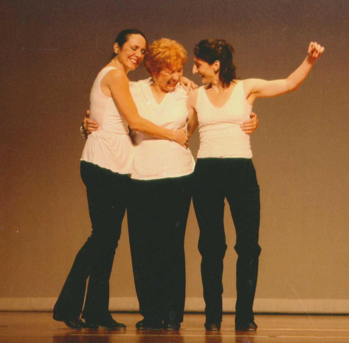 Michele with her mom, Gwen, and sister, Misty
