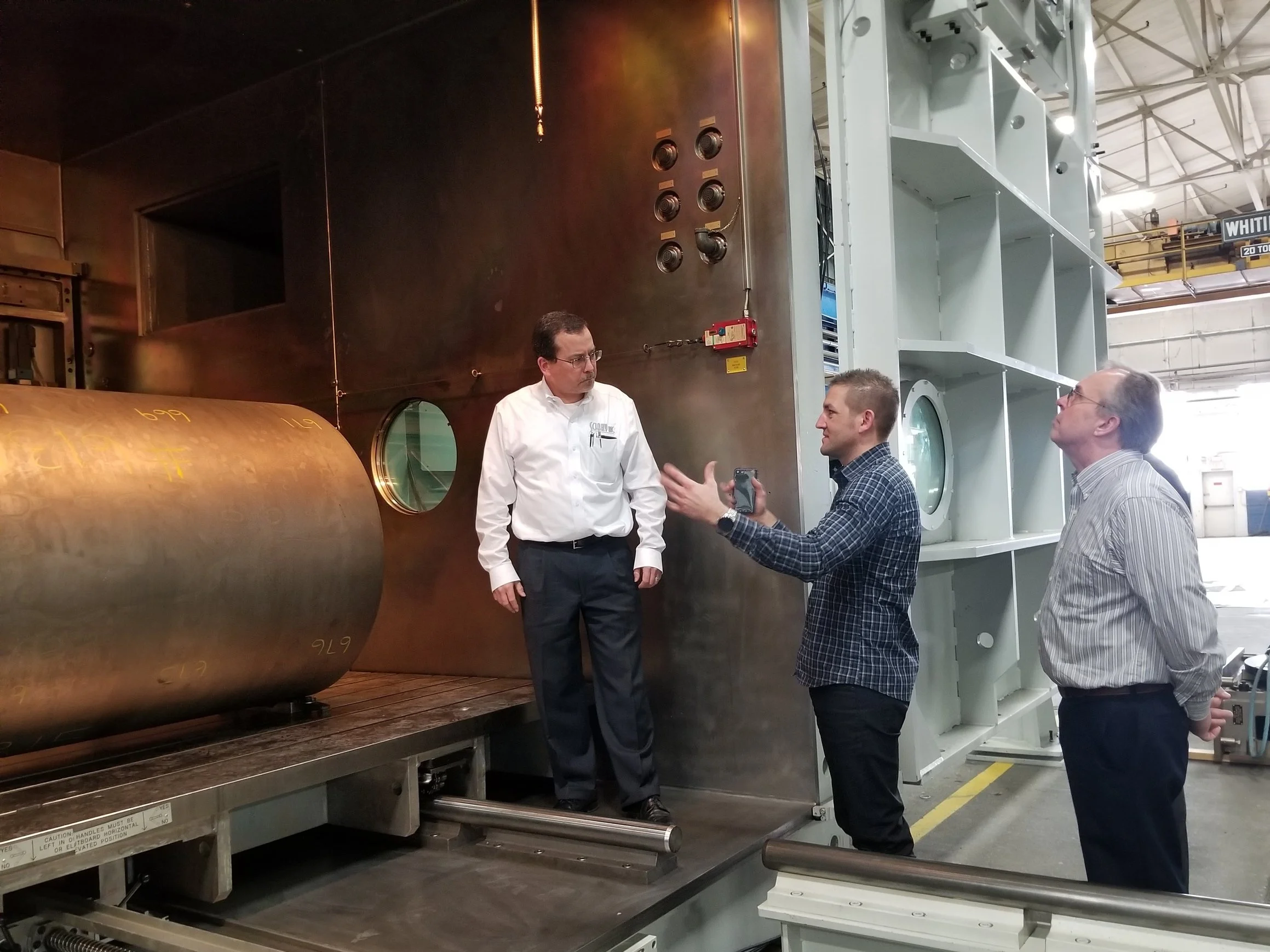 B2B tour of Sciaky, Inc., home of North America’s largest 3D metal printer