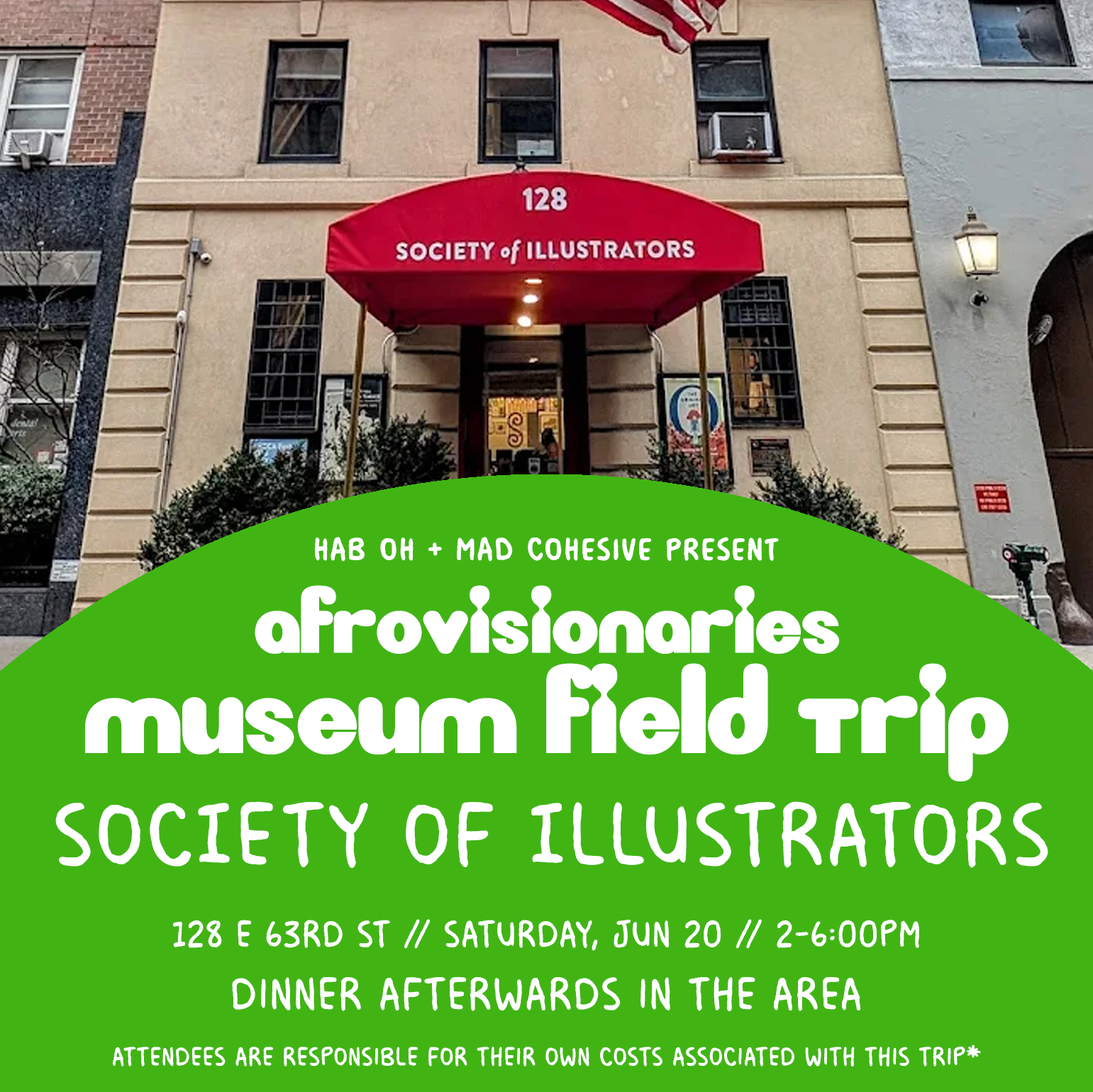 🫂AfroVisionaries: Museum Field Trip: Society of Illustrators