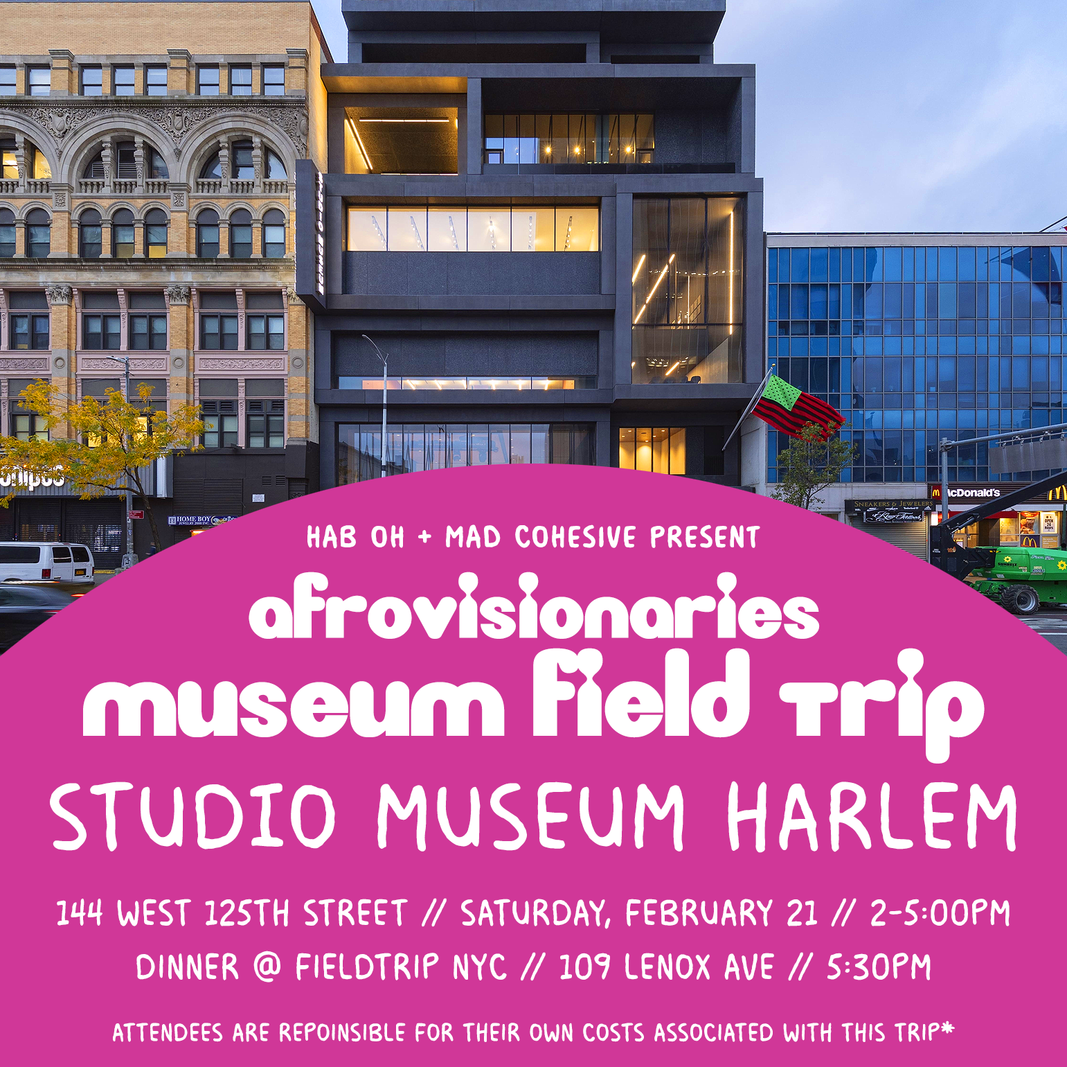 🫂AfroVisionaries: Museum Field Trip: Studio Museum Harlem 