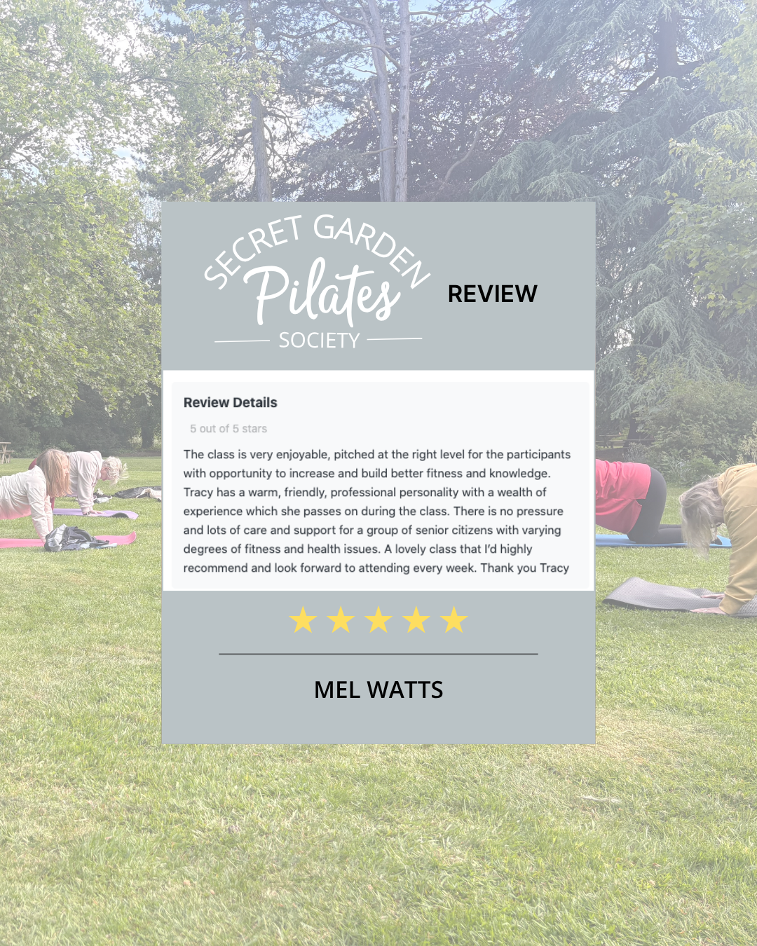 Secret Garden Society Pilates Review