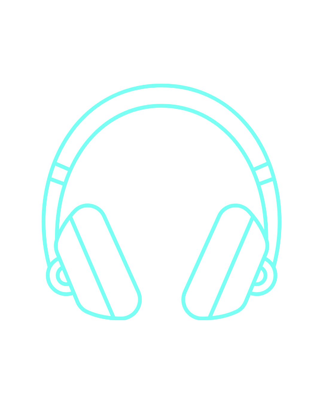 Silent disco headphones