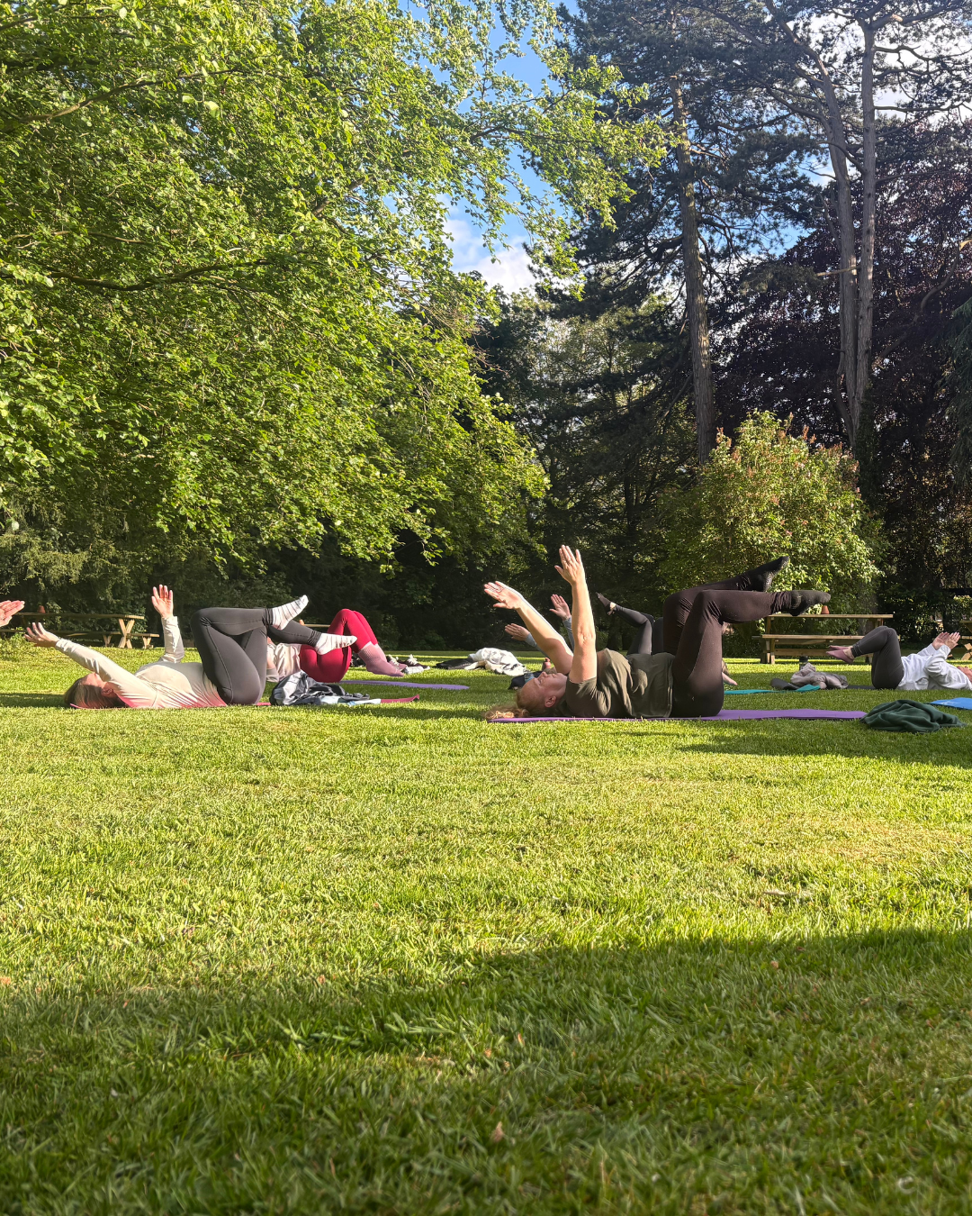 Secret garden pilates society at Weston Hall Hotel