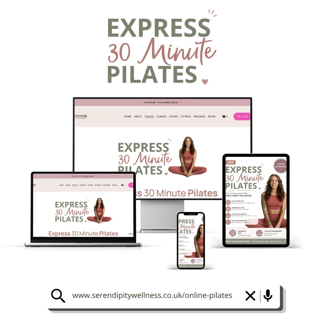 Serendipity Wellness® & Pilates Online Pilates class
