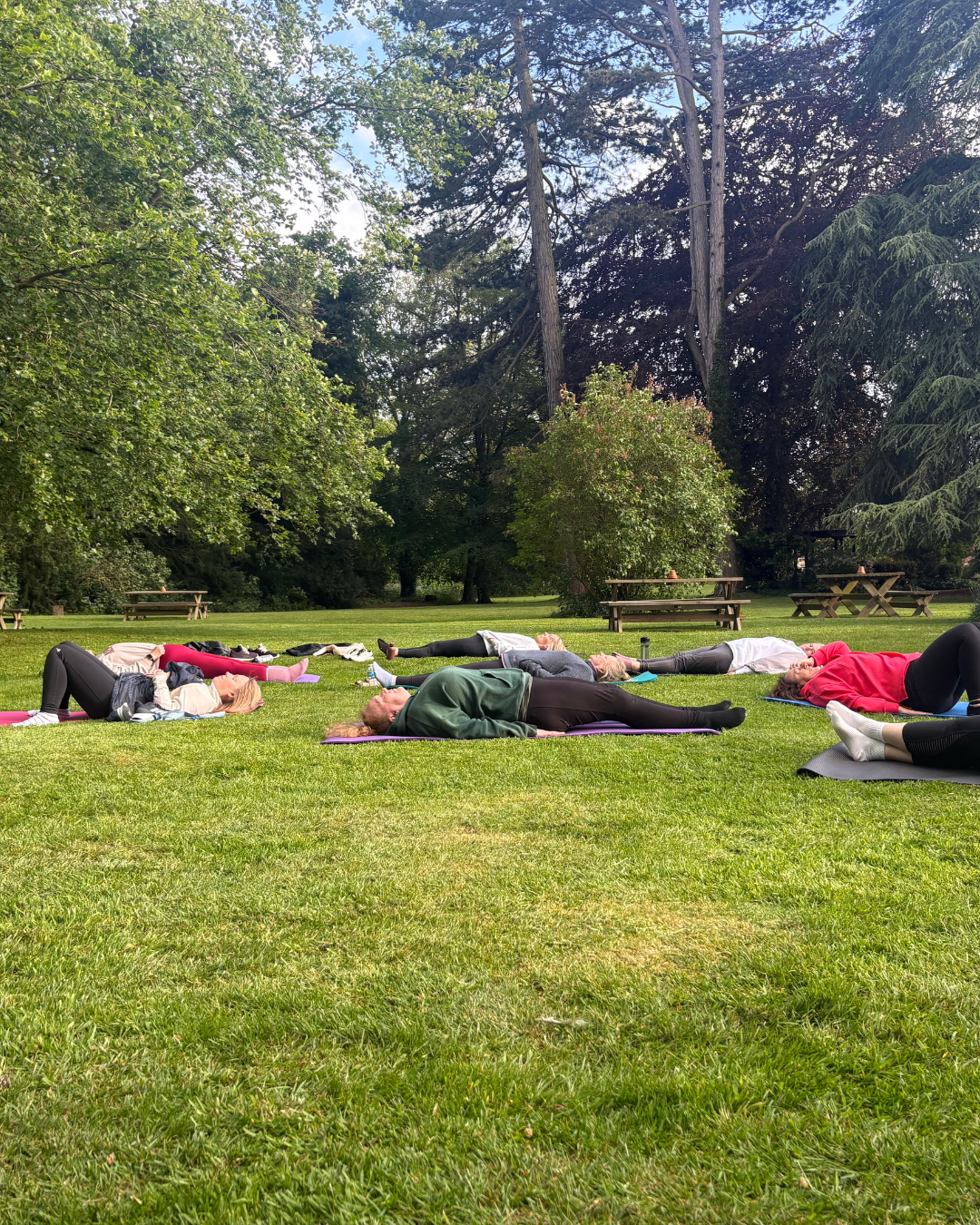 Secret garden pilates society at Weston Hall Hotel