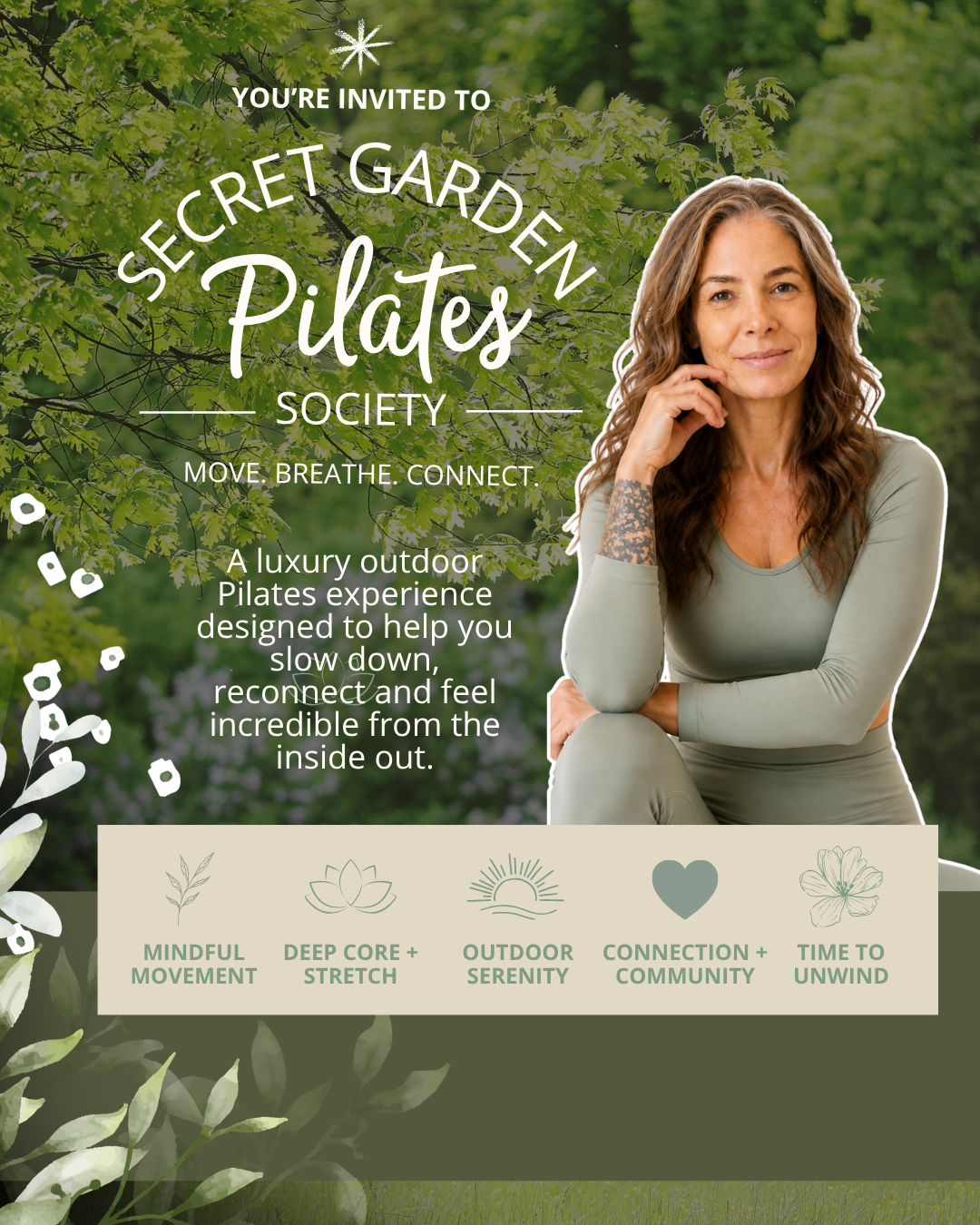 Secret Garden Society Pilates with Serendipity Wellness® and Tracy Richardson