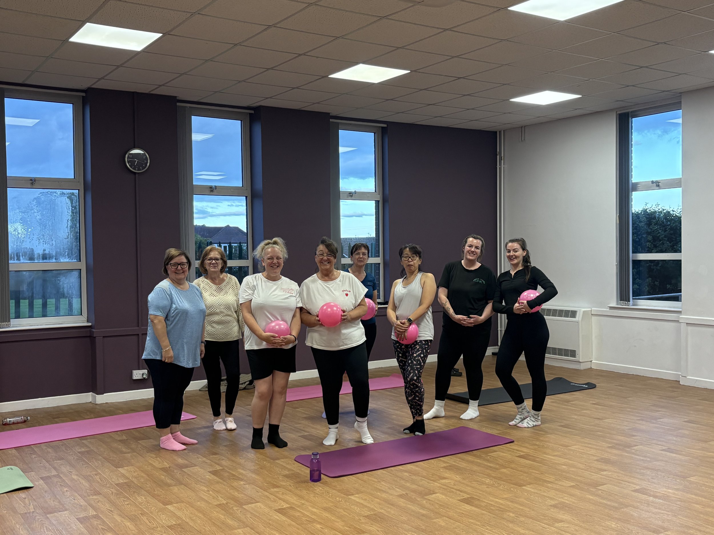 Bulkington Tuesday night Pilates class with Tracy Richardson