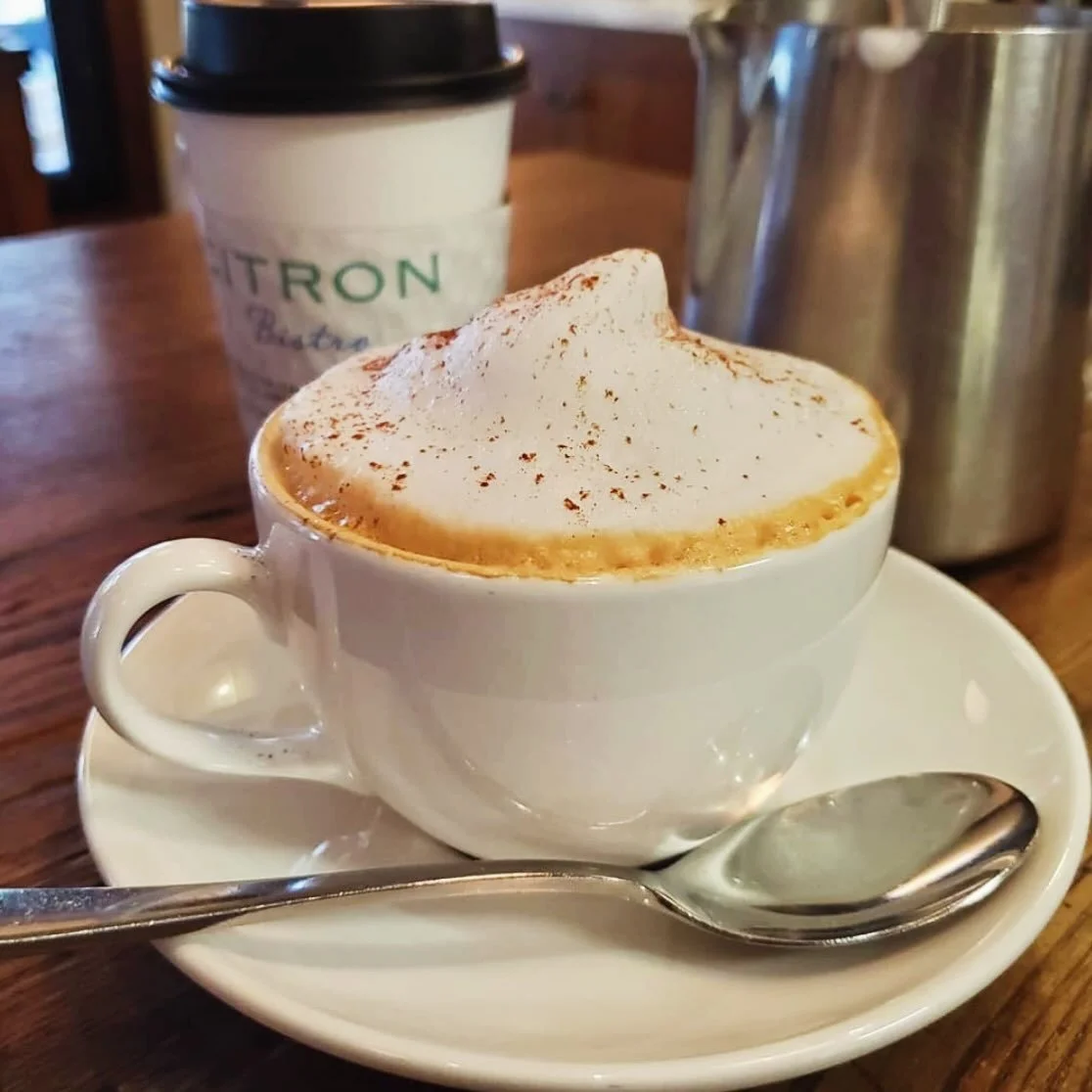 Your sign to treat yourself this week. ✨☕
Order your favorite lunch, don&rsquo;t skip the cappuccino, and savor a slow afternoon with us at Citron Bistro🌴

✨Lunch served Monday through Friday 11am-3pm
.
.
#lunchdate #bistrocafe #verobeach