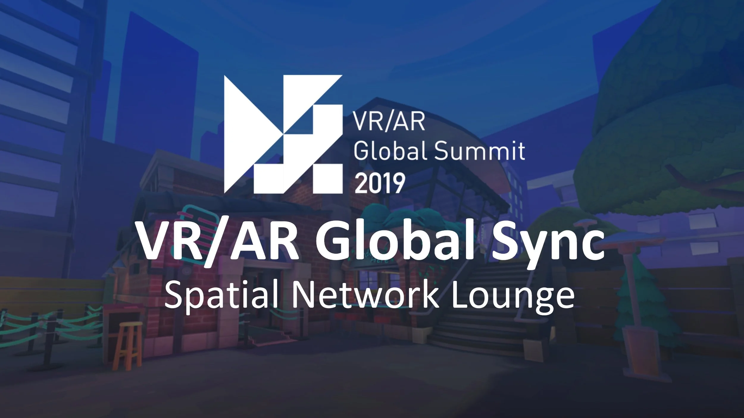 New Spatial Lounge for the VR/AR Global Syncs in Virtual Reality! RSVP to Events in AltspaceVR 