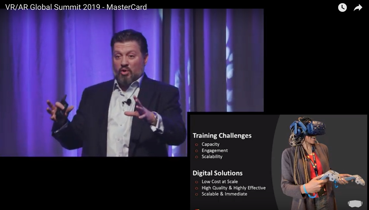 Watch MasterCard at our VR/AR Global Summit 2019