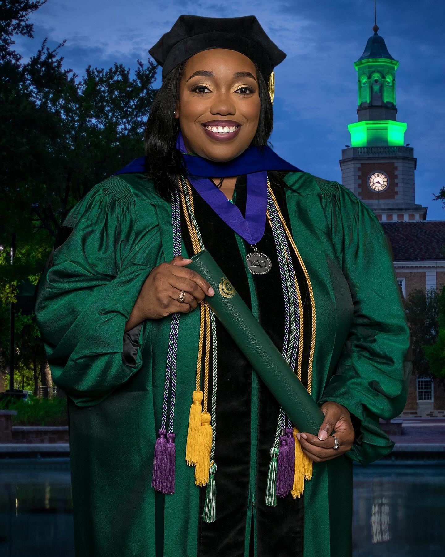 7.7% of African Americans have a doctoral degree with 4.4% being Black women. I️ am proud to be in this number as the 1st doctoral degree holder in my family and 1 of a few women and women of color to come out of my concentration. Considering my degr