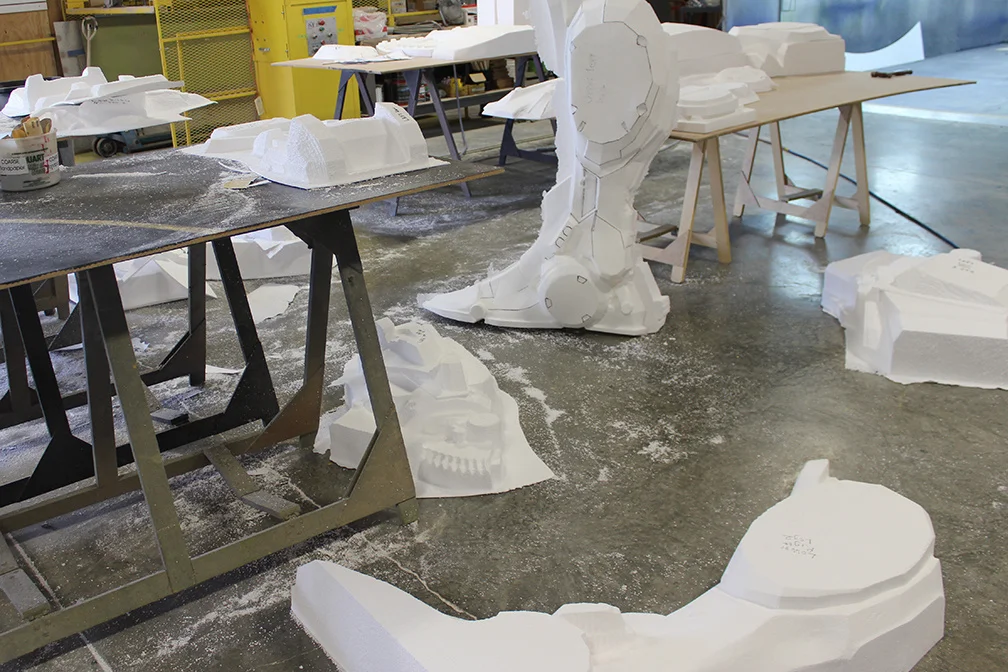 Cleatus Foam Sculpt leg and parts