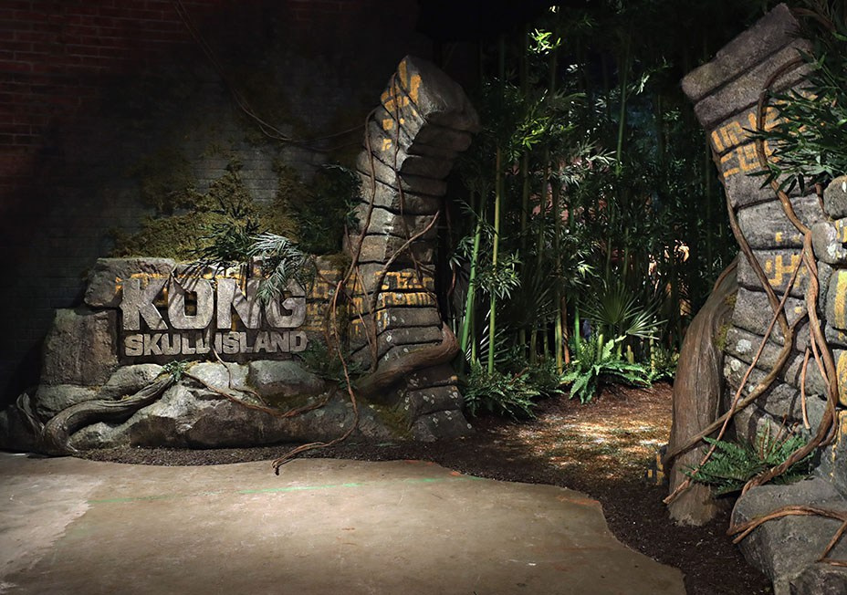 Kong: Skull Island set Display featured at Madame Tussauds