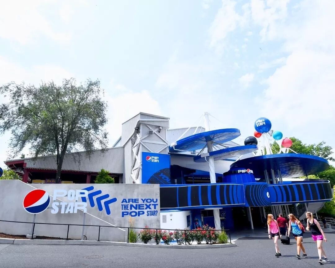 Today is Hershey Park&rsquo;s official opening date!

We fabricated this design for @hersheypark&rsquo;s @pepsi &lsquo;Pop Star&rsquo; experience, noted by Pepsi as &ldquo;a first-of-its-kind, immersive entertainment experience created within the ico