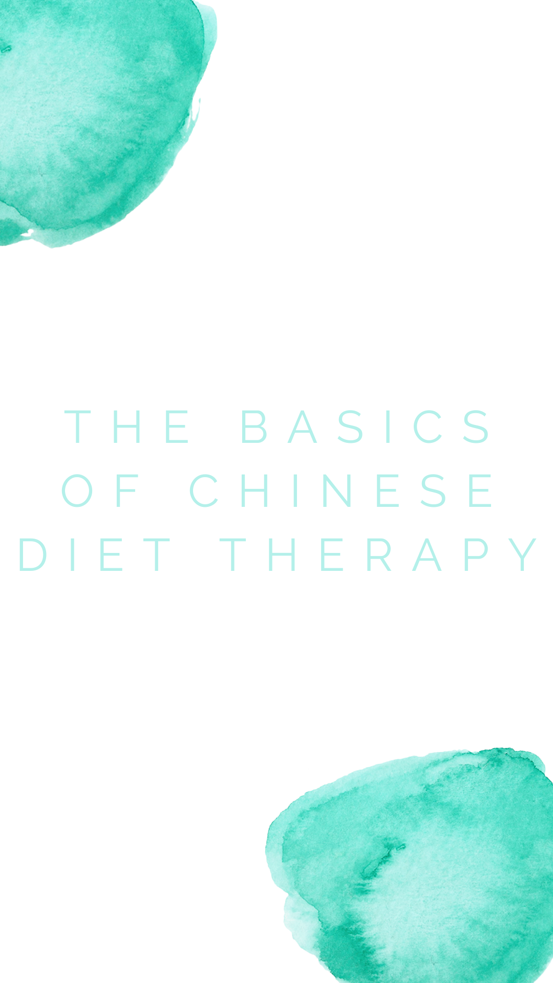 The Basics of Chinese Diet Therapy