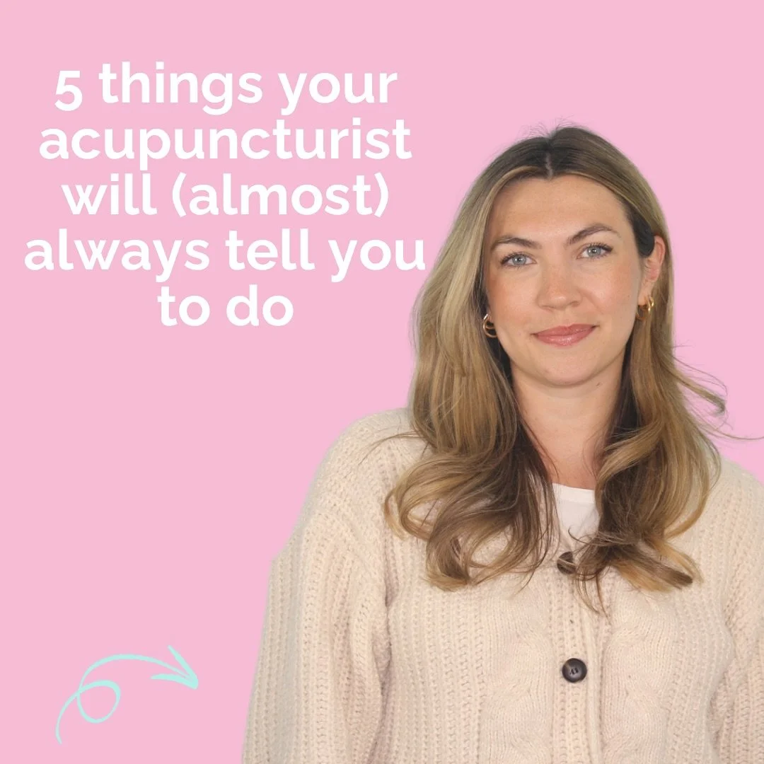 If you&rsquo;ve ever seen an acupuncturist, you&rsquo;ve probably heard at least a few of these! 🥣 Swap cold breakfasts for warm, nourishing meals 🍽️ Eat without distractions
✨ Sip herbal teas instead of plain water 🧦 Keep those feet warm &mdash; 