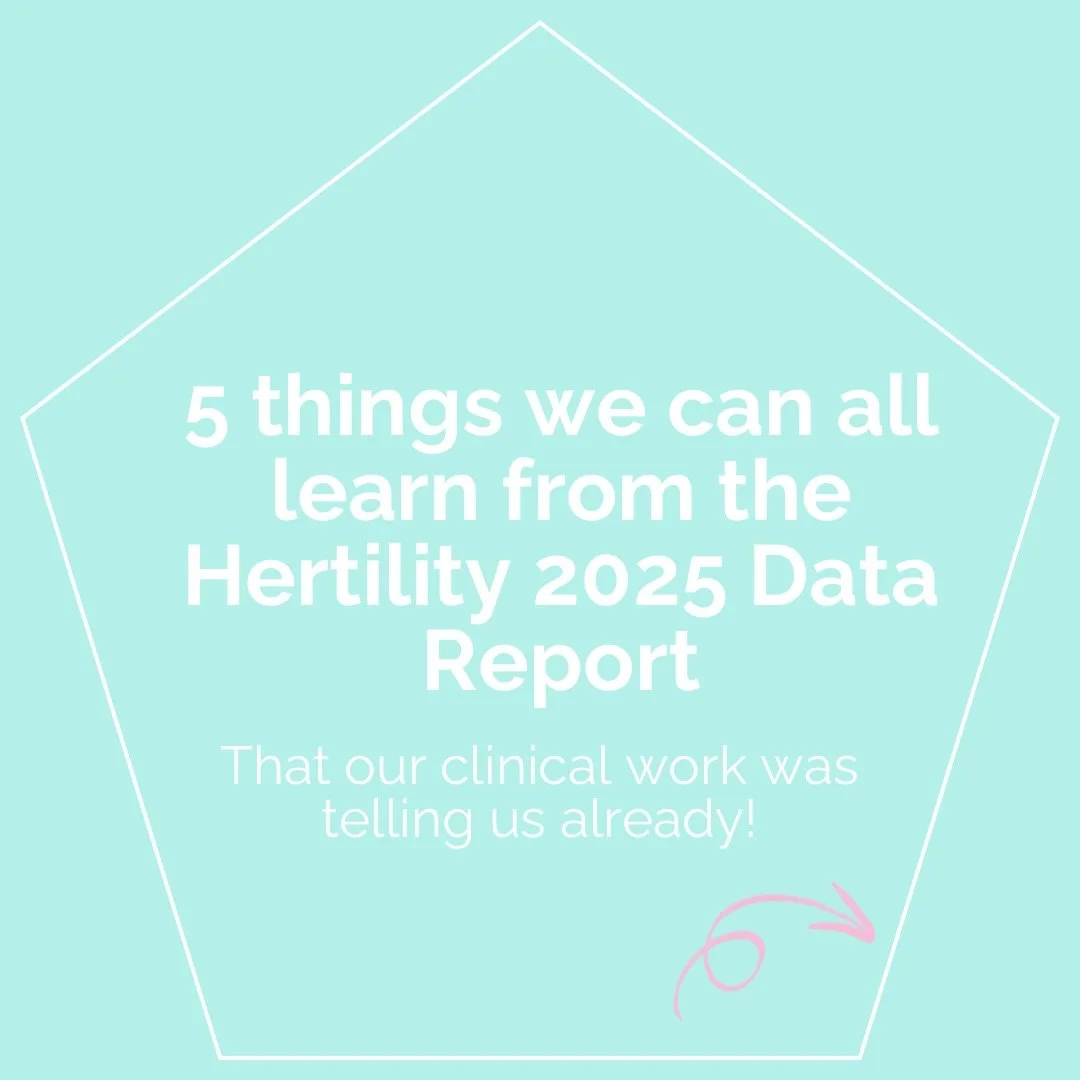 Last week, I attended the @hertility 2025 Data Report presentation. This is now the largest data set of womens health. Here are 5 things we can all learn from the data, but evidence of this is seen in our clinic everyday. 

⭐️A woman&rsquo;s concerns