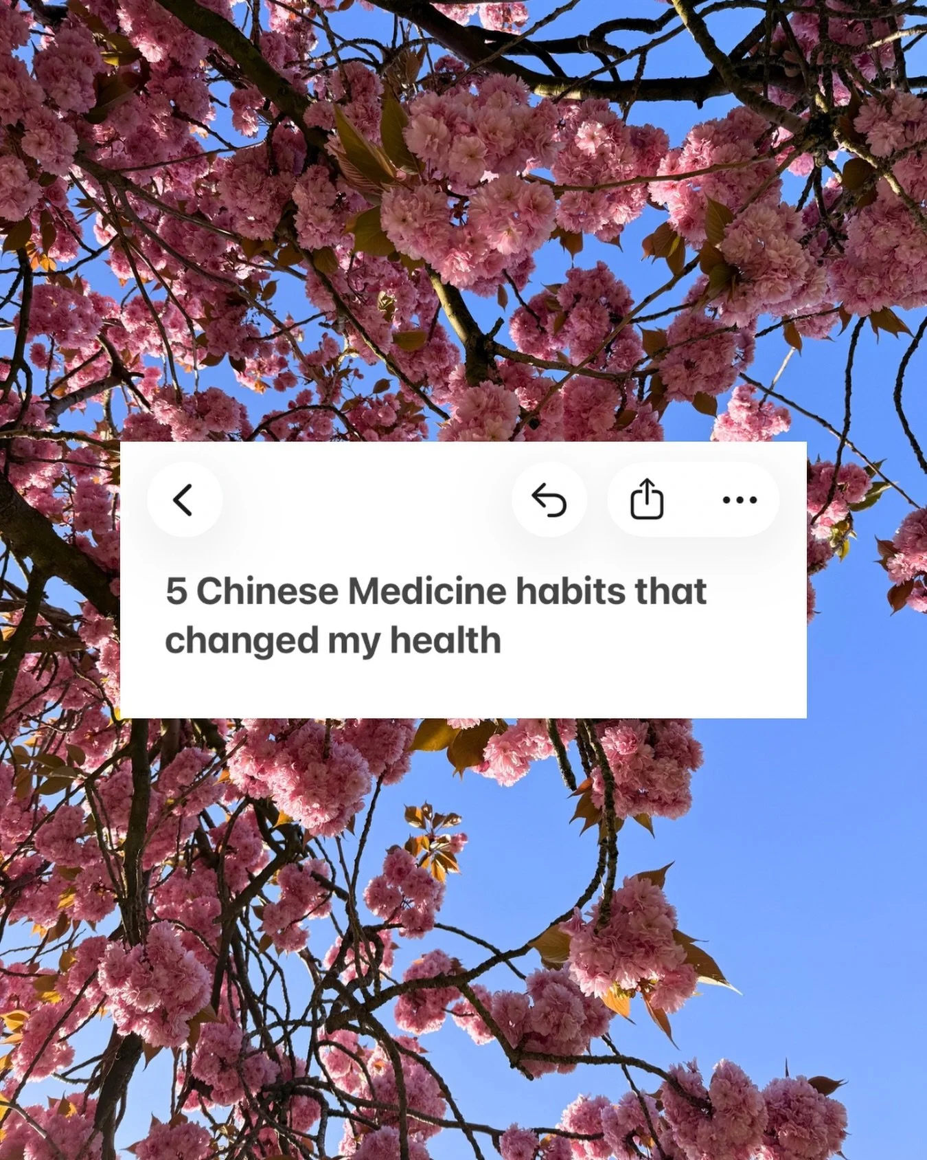 I promise, I practise what I preach!
Chinese medicine changed my life, so I live by so many of its key teachings as well as supporting my patients in these lifestyle habits. 
5 Chinese Medicine habits that changed my health 

1. I always keep my feet