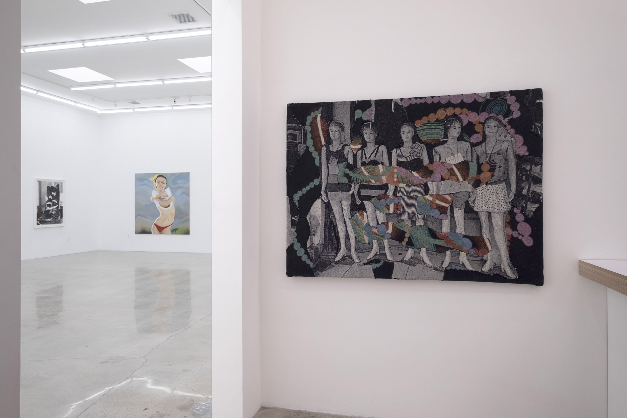   Olimpia’s Eyes , Installation view. Pictured: David B. Smith, Ryder Ripps, Eric Yahnker 