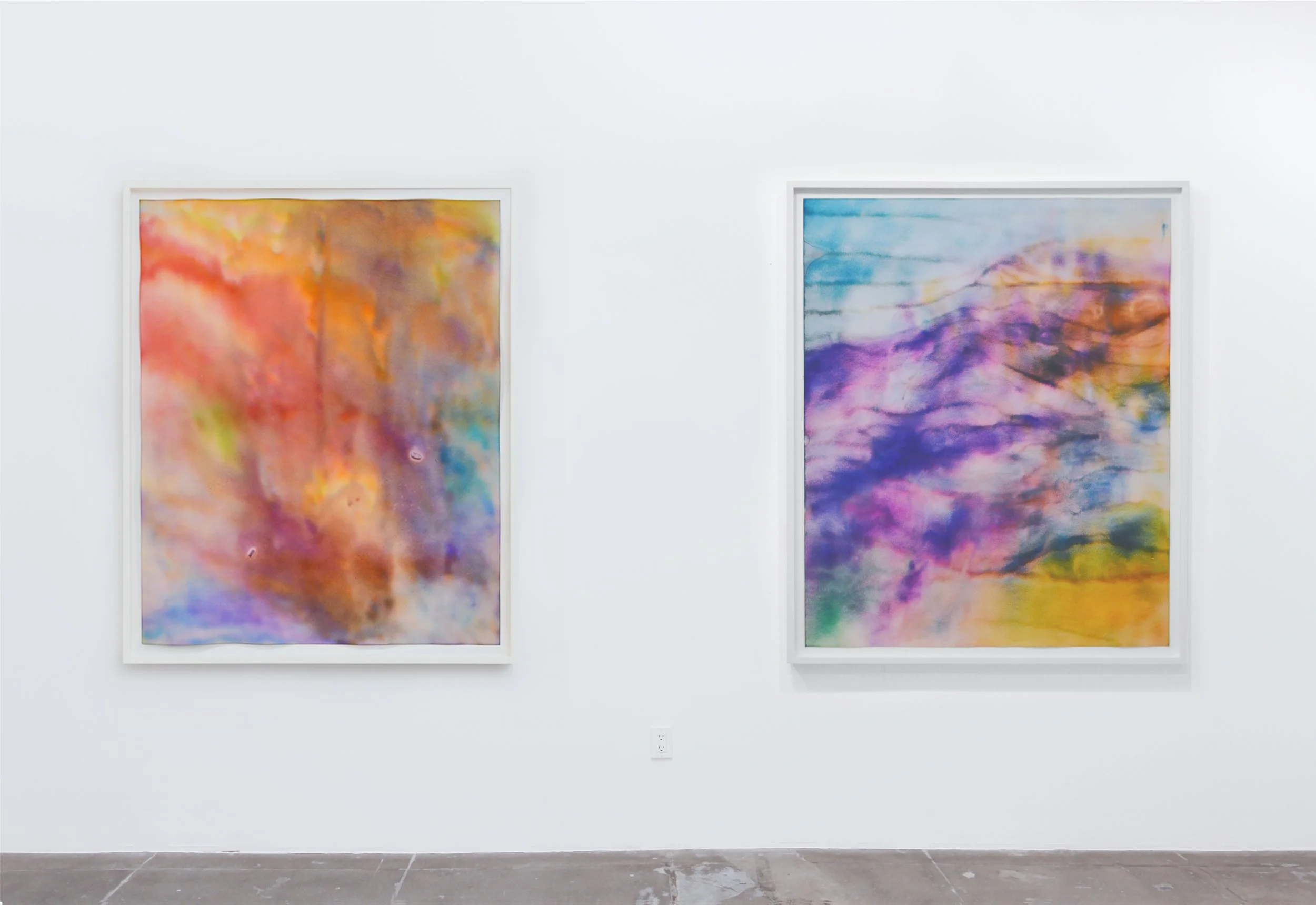 Installation View, First of July and August 24 (Ondas de Luz)