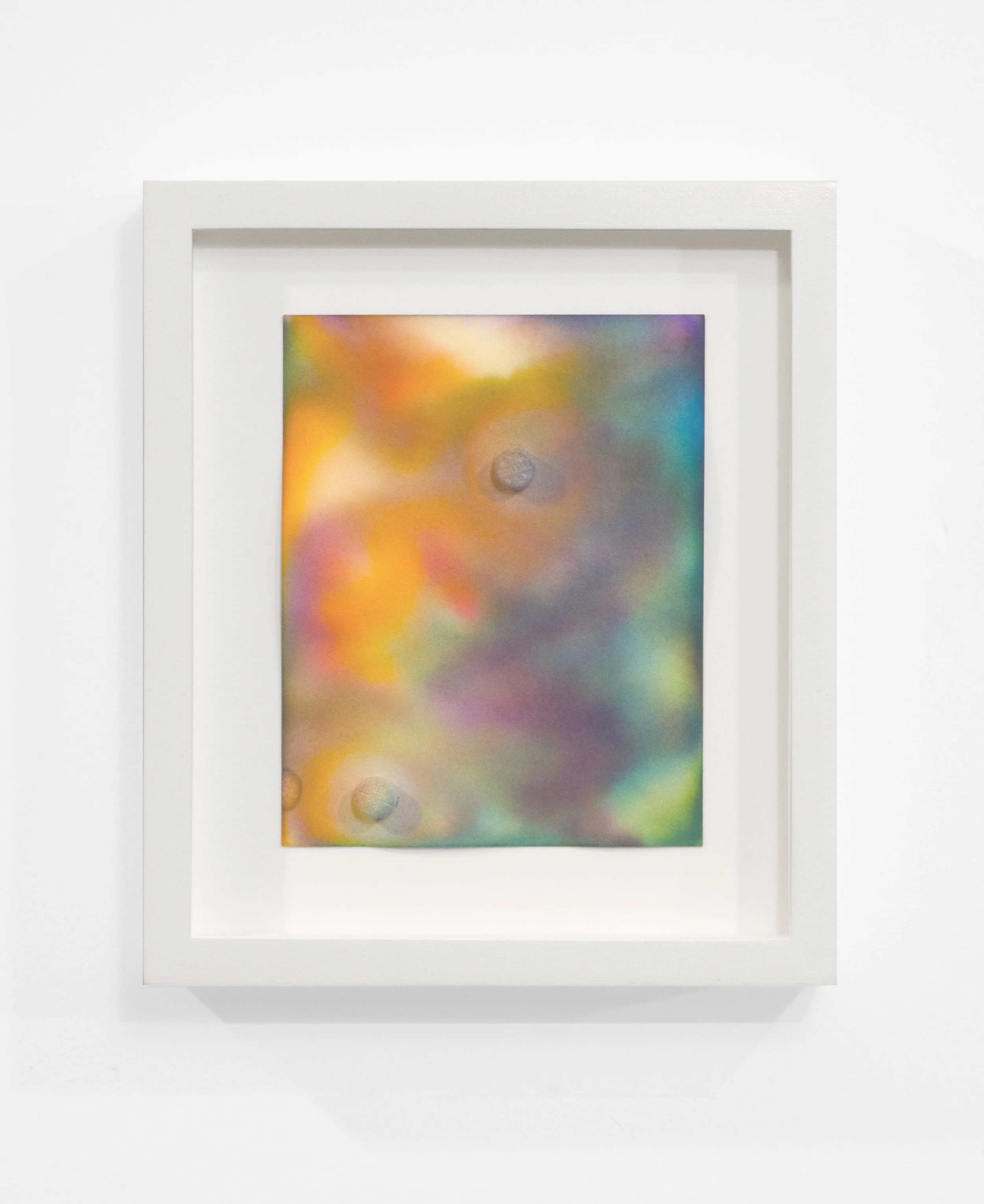June Gloom, ink on chromatography paper soaked in Tylenol and Marijuana solution, 4.3 x 5.5 inches